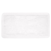 Differnz Tutus inlegmat bad - 100% PVC - anti - slip laag - 68 x 36 cm - wit - Mozaiektegel.com