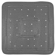 Differnz Tutus inlegmat douche - 100% PVC - anti - slip laag - 55 x 55 cm - antraciet - Mozaiektegel.com