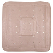 Differnz Tutus inlegmat douche - 100% PVC - anti - slip laag - 55 x 55 cm - taupe - Mozaiektegel.com