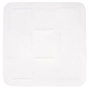 Differnz Tutus inlegmat douche - 100% PVC - anti - slip laag - 55 x 55 cm - wit - Mozaiektegel.com