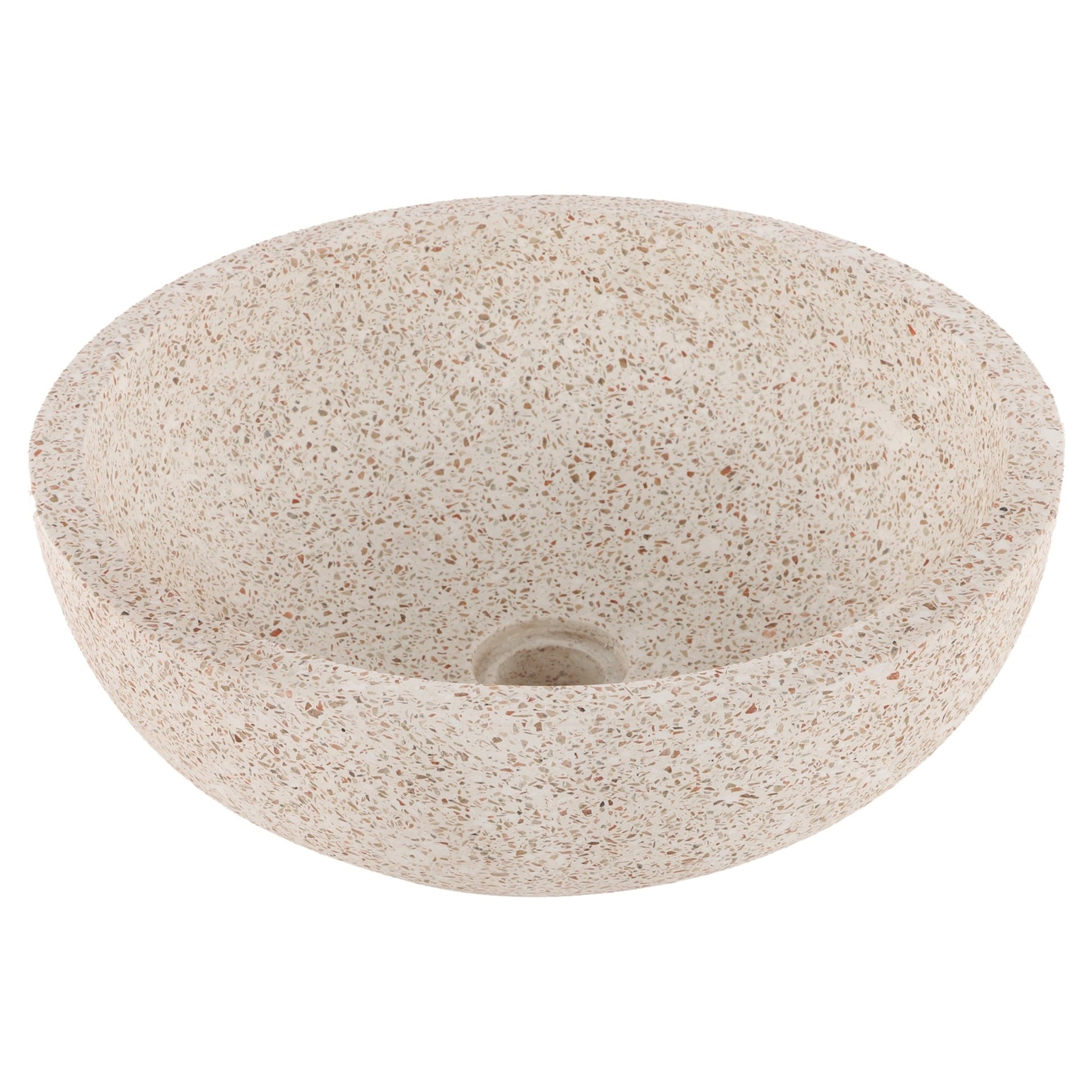 Differnz waskom terrazzo | bruin/beige | Ø 40 cm - Mozaiektegel.com