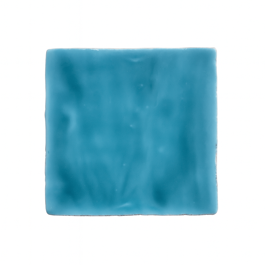 DTG Handvorm Baby Blue Tegel 13x13 cm - Mozaiektegel.com