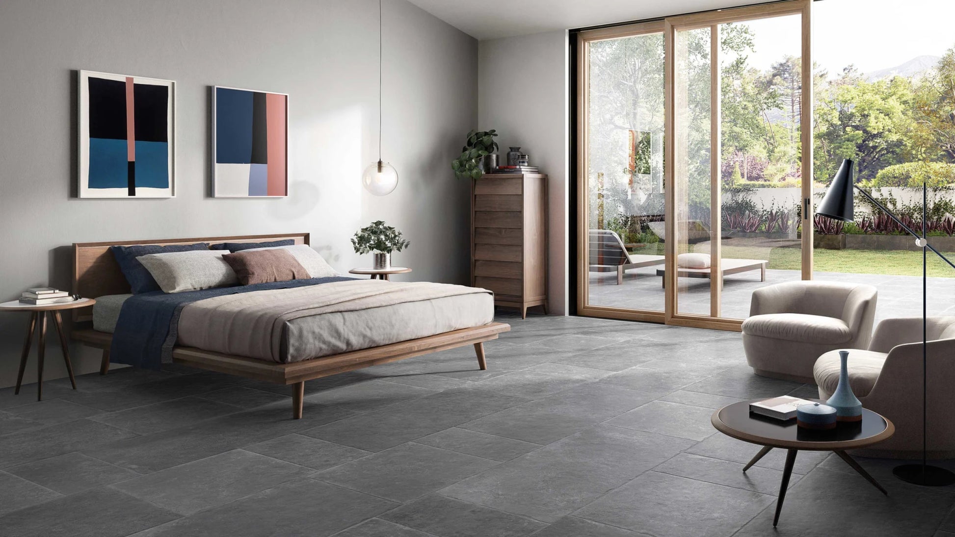 Emil Chateau EFLS Vloertegel 600X1200 Noir 9,5mm Mat Ret.R9,5 - Mozaiektegel.com