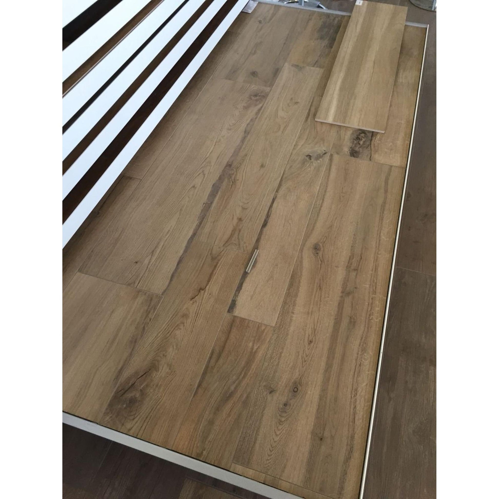 Emil Millelegni E21S Vloertegel 150X1200 Scottish Oak 9,5mm Mat Ret.R10 - Mozaiektegel.com