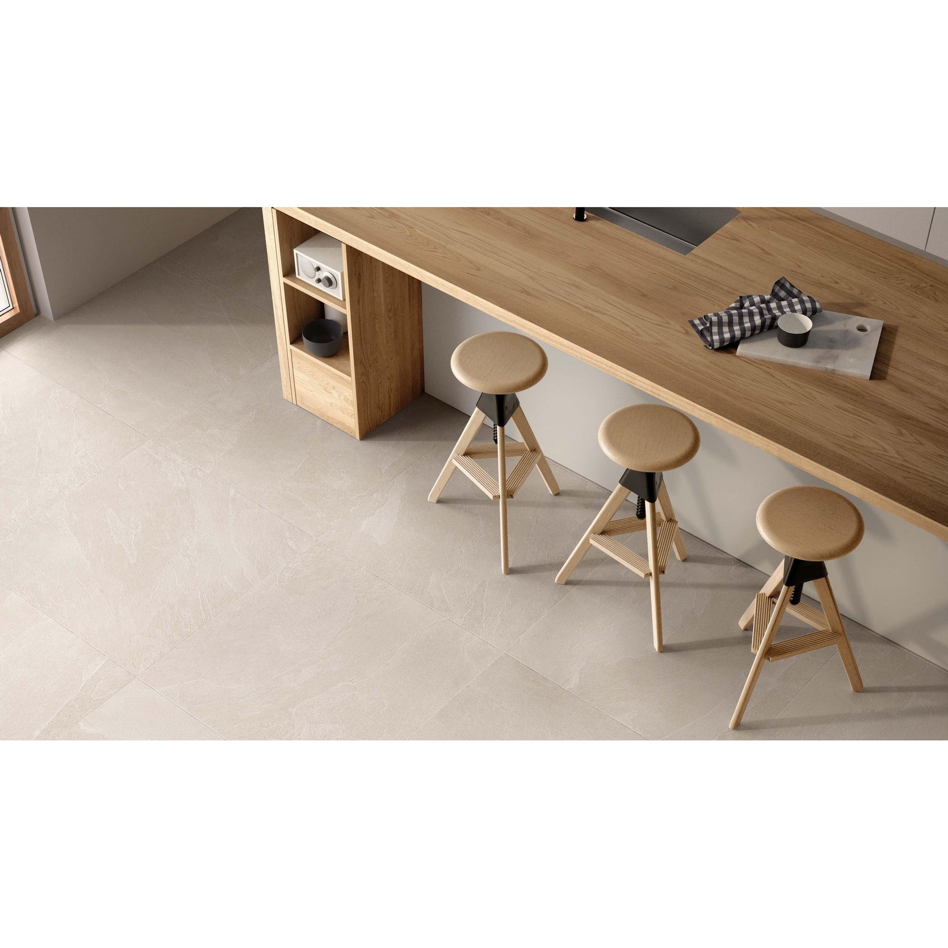 Emil Nordika 60ND3R Vloertegel 600X600 Sand 10mm Mat Ret.R10 - Mozaiektegel.com