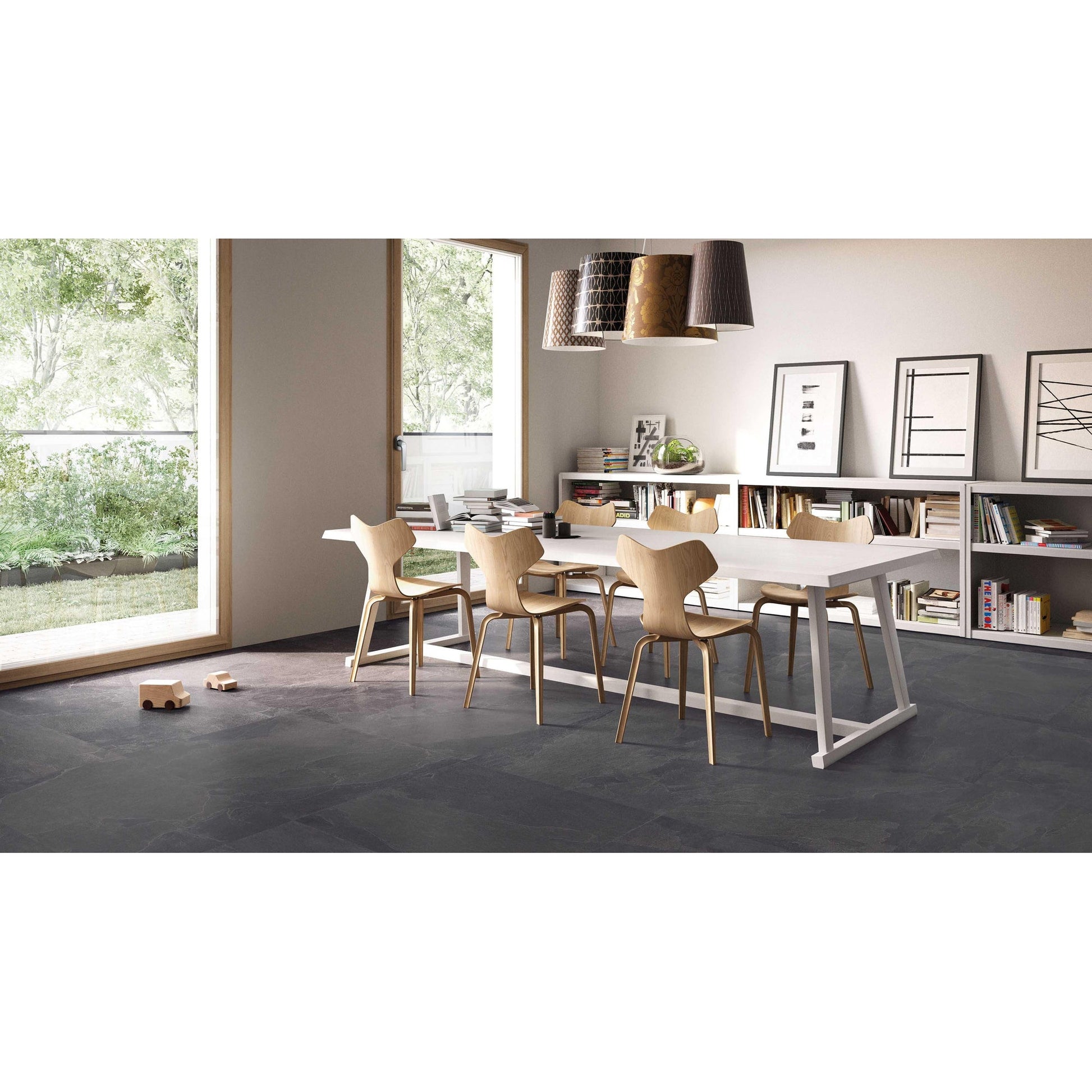 Emil Nordika 63ND9R Vloertegel 300X600 Dark 10mm Mat Ret.R10 - Mozaiektegel.com