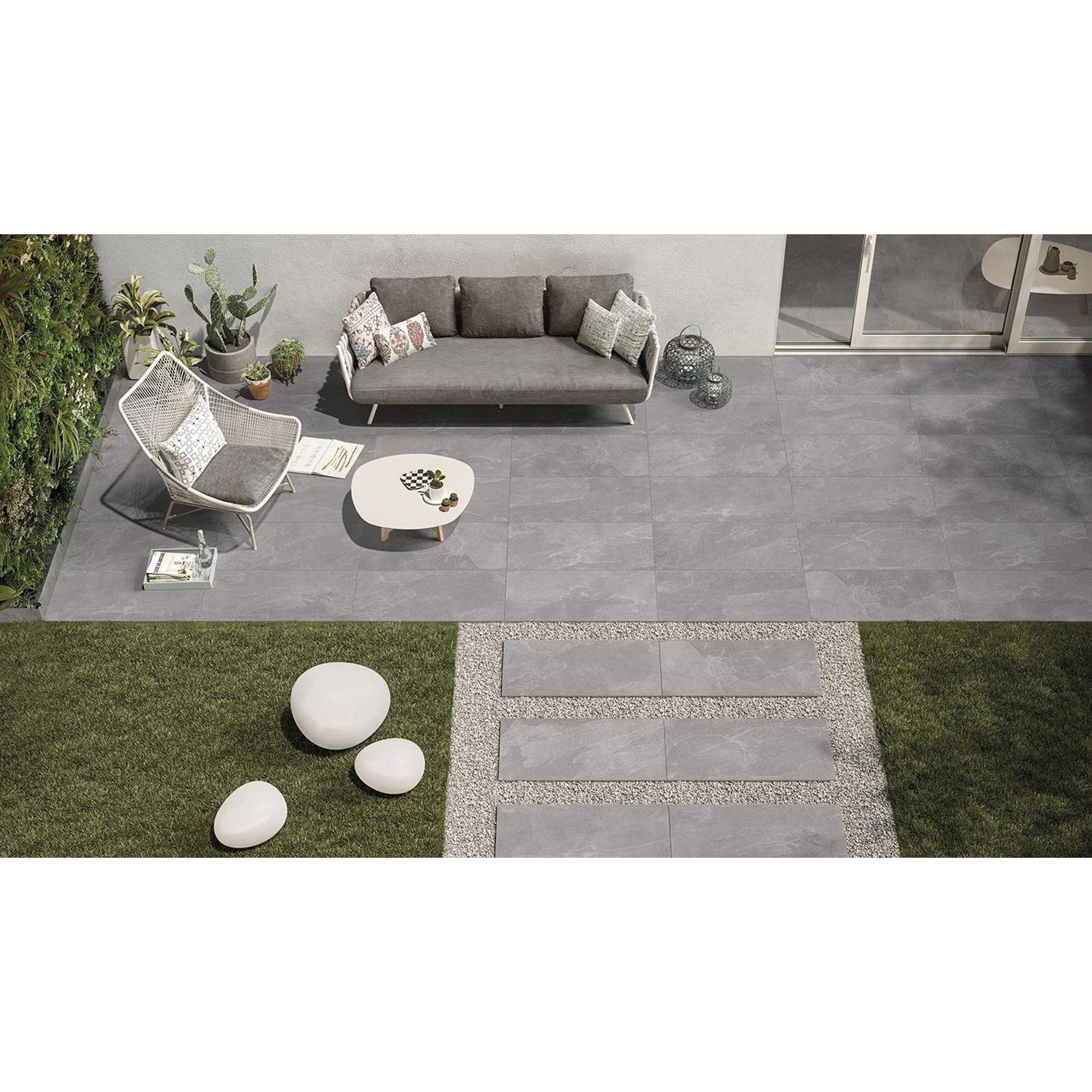 Emil Nordika ECUH Vloertegel 900X900 Grey 9,5mm Mat Ret.R10 - Mozaiektegel.com