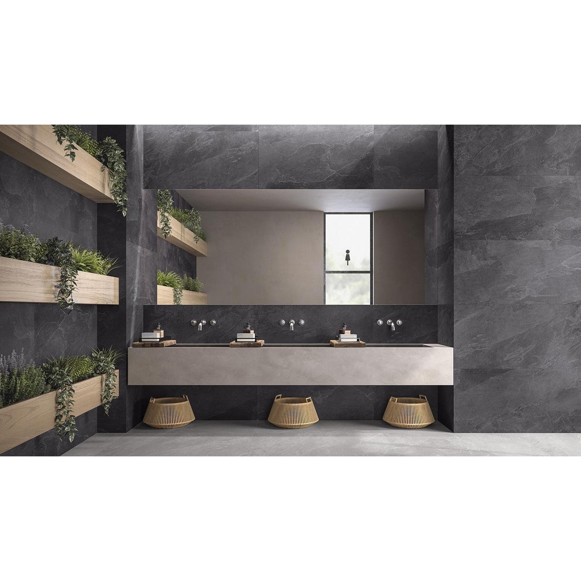 Emil Nordika ECUT Vloertegel 450X900 Dark 9,5mm Mat Ret.R10 - Mozaiektegel.com