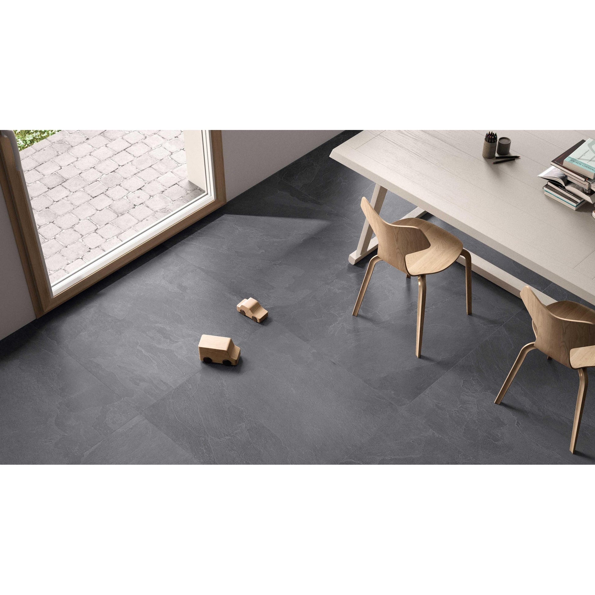 Emil Nordika ECUT Vloertegel 450X900 Dark 9,5mm Mat Ret.R10 - Mozaiektegel.com