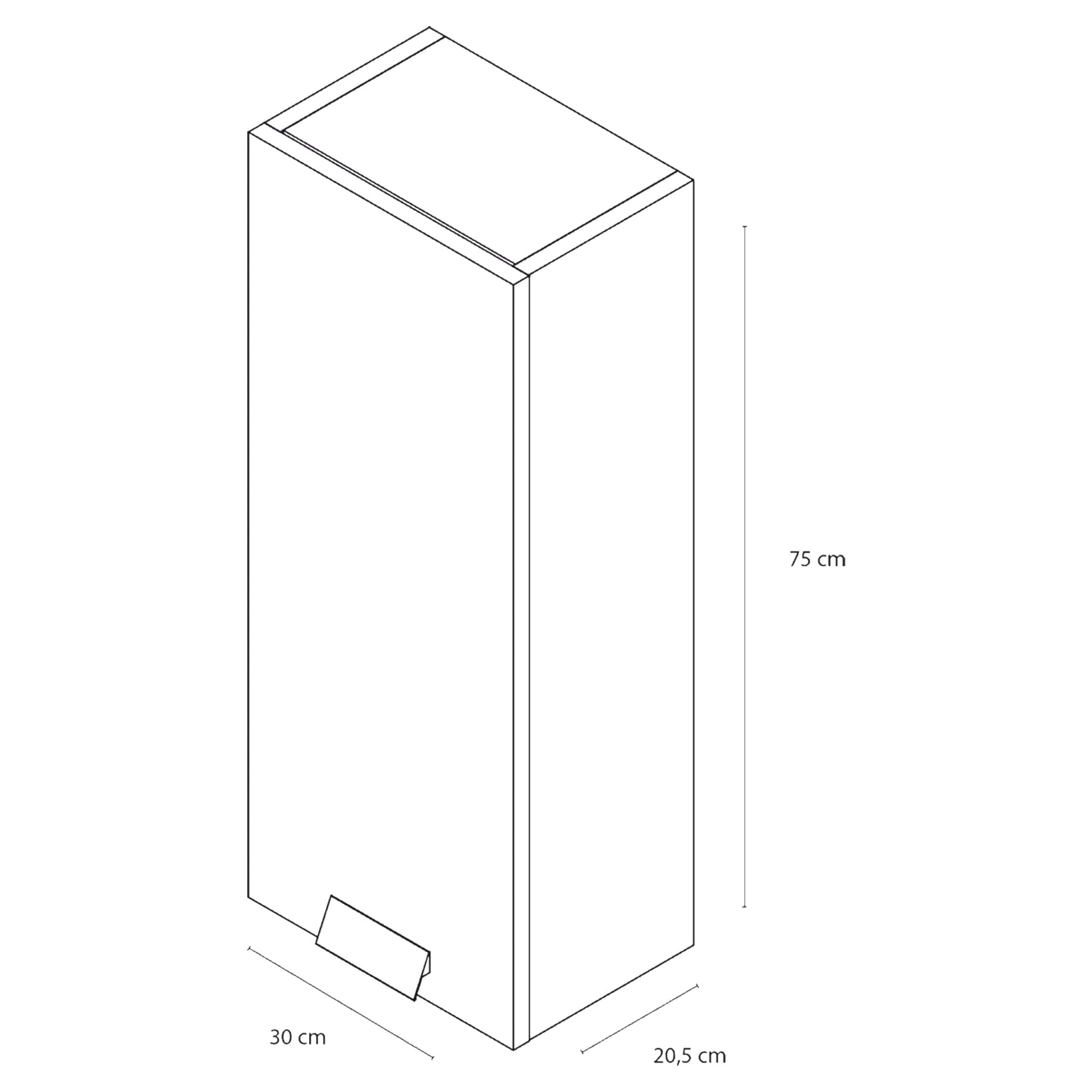 Fabulous bovenkast | wit | 75 x 30 x 20.5 cm - Mozaiektegel.com