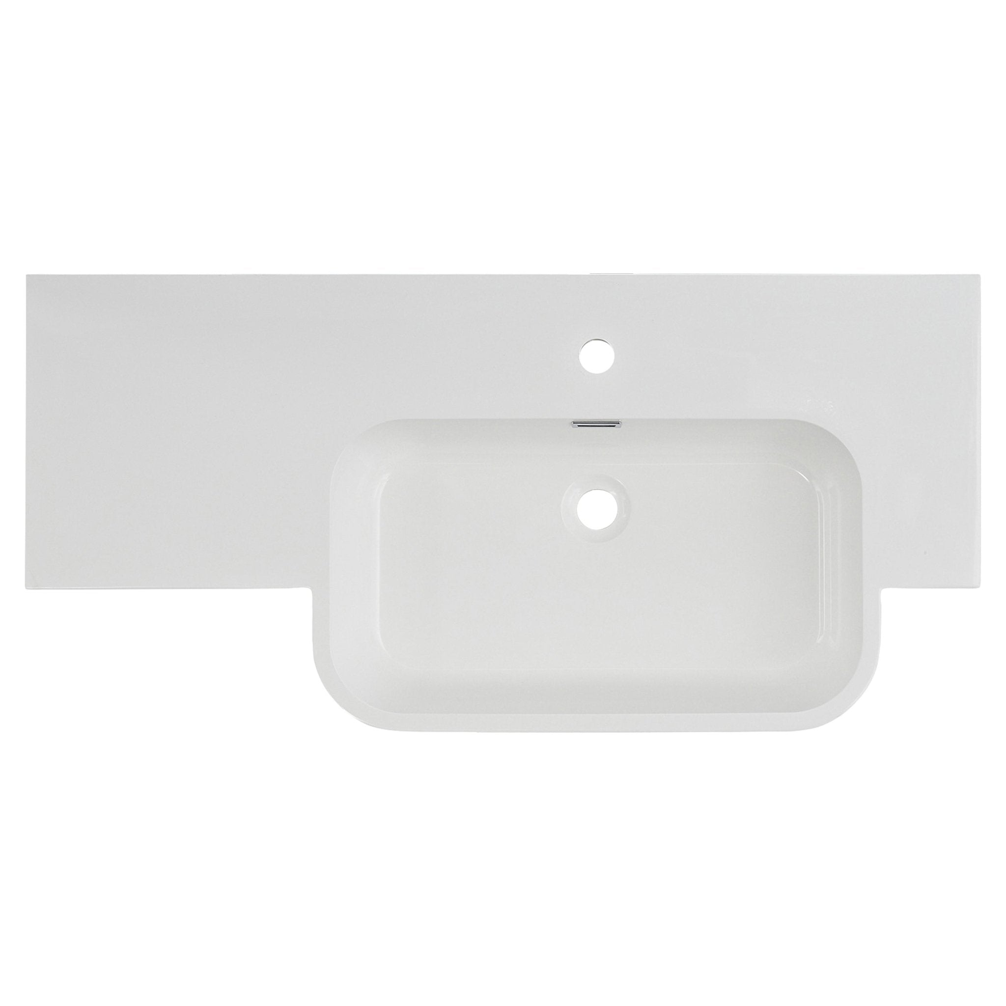 Fabulous wastafel | wit | 100 x 48 x 15 cm - Mozaiektegel.com