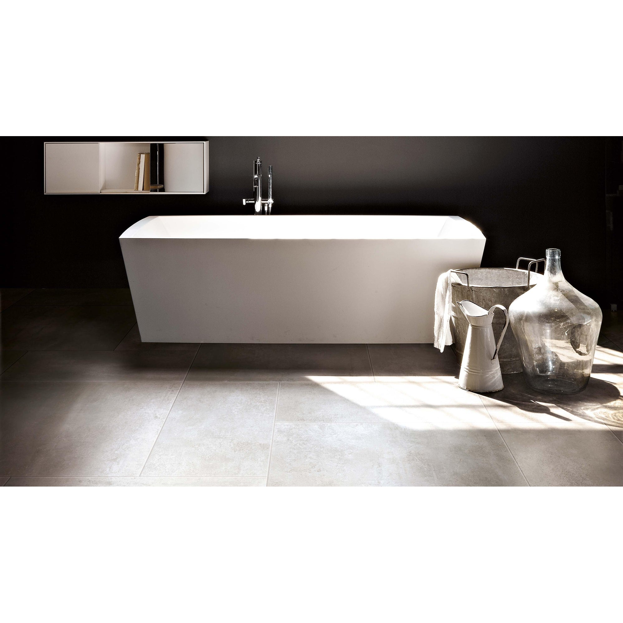 Floorgres Rawtech 752200 Vloertegel 600X600 White 10mm Mat Ret.R10 - Mozaiektegel.com