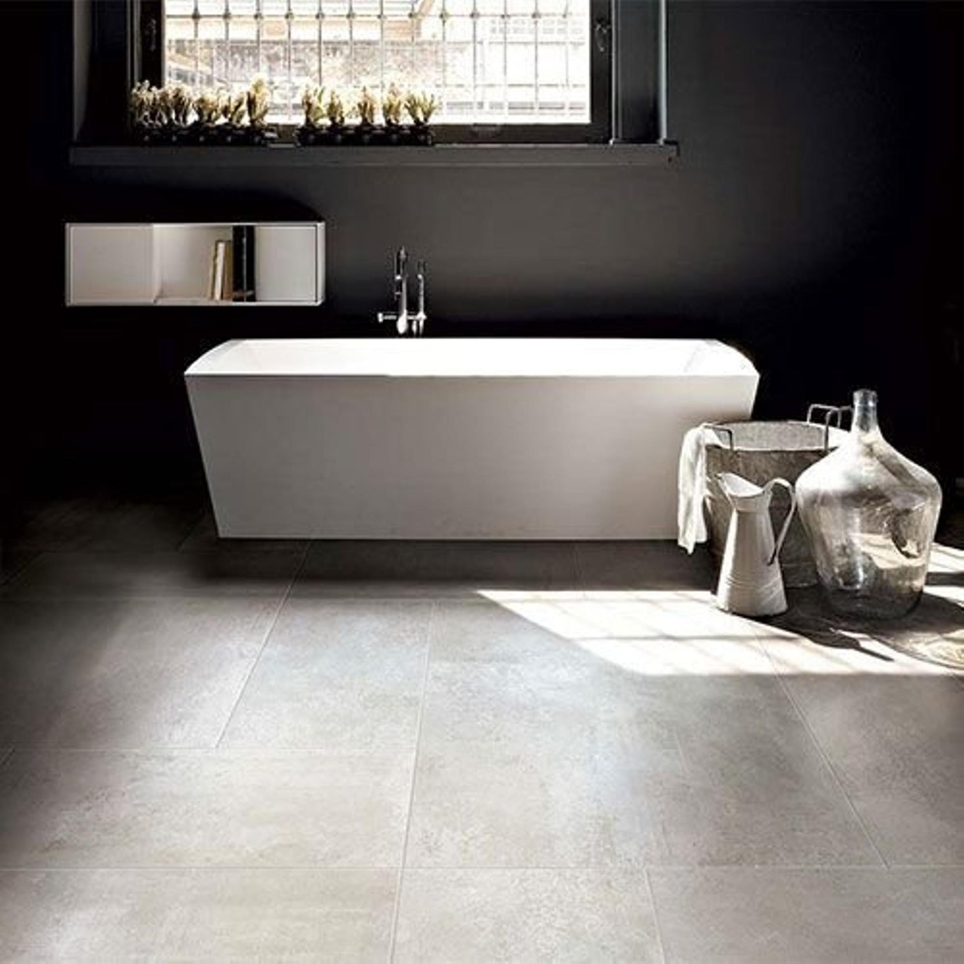 Floorgres Rawtech 752200 Vloertegel 600X600 White 10mm Mat Ret.R10 - Mozaiektegel.com