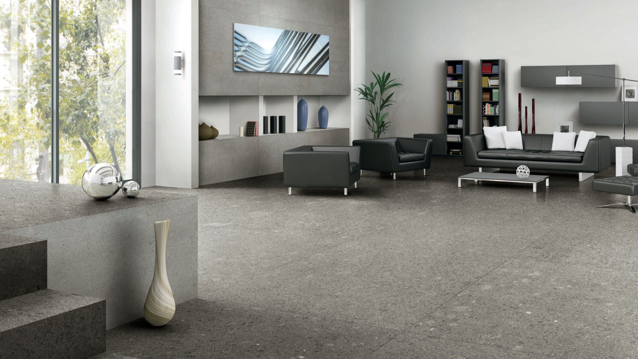 Floorgres Stontech 4.0 761199 Vloertegel 600X600 Stone 04 10mm Mat Ret.R10 - Mozaiektegel.com