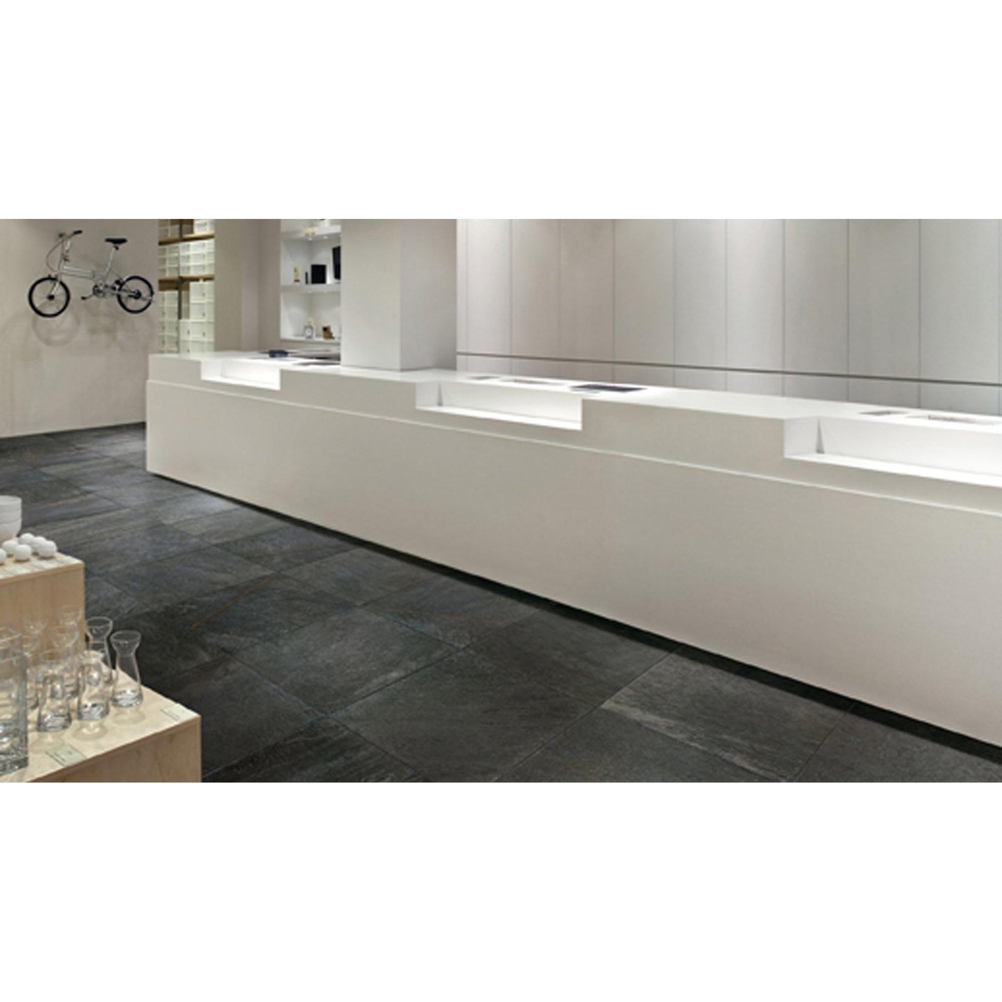 Floorgres Walks 1.0 728725 Vloertegel 400X800 Black 10mm Mat Ret.R11 - Mozaiektegel.com