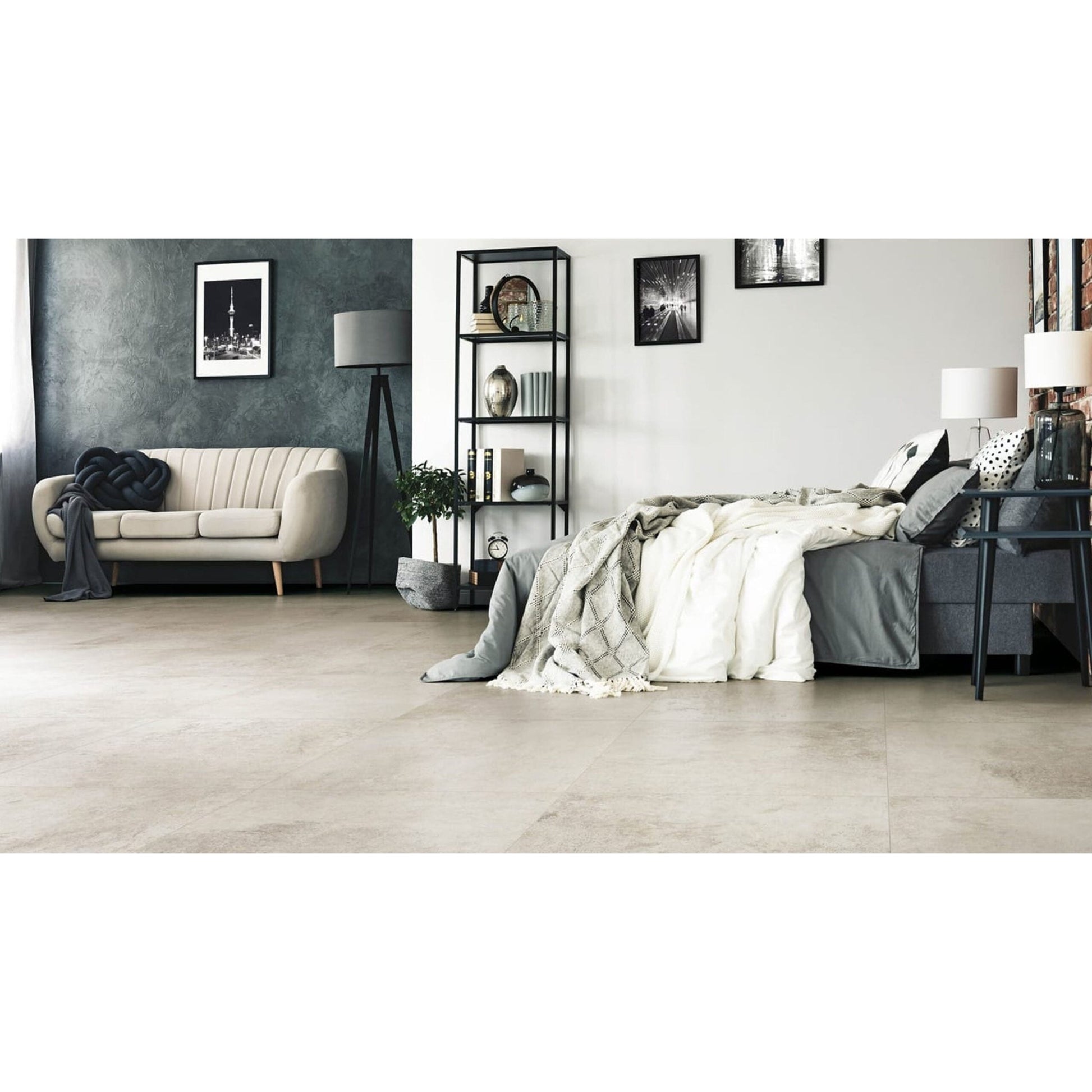 Florim Artifact 760603 Vloertegel 600X1200 White 9Mm Mat Ret.R10 - Mozaiektegel.com