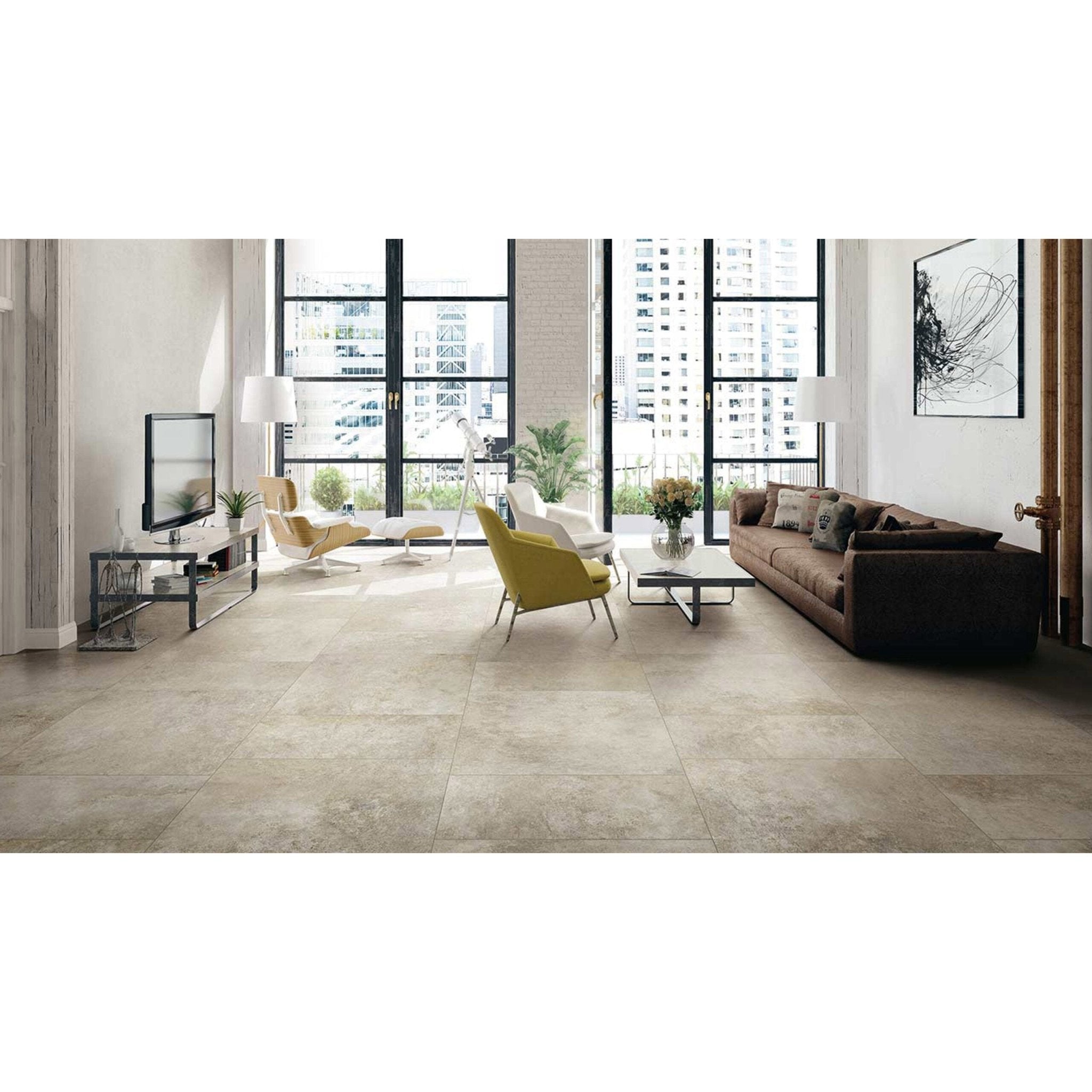 Florim Artifact 760604 Vloertegel 600X1200 Sand 9Mm Mat Ret.R10 - Mozaiektegel.com