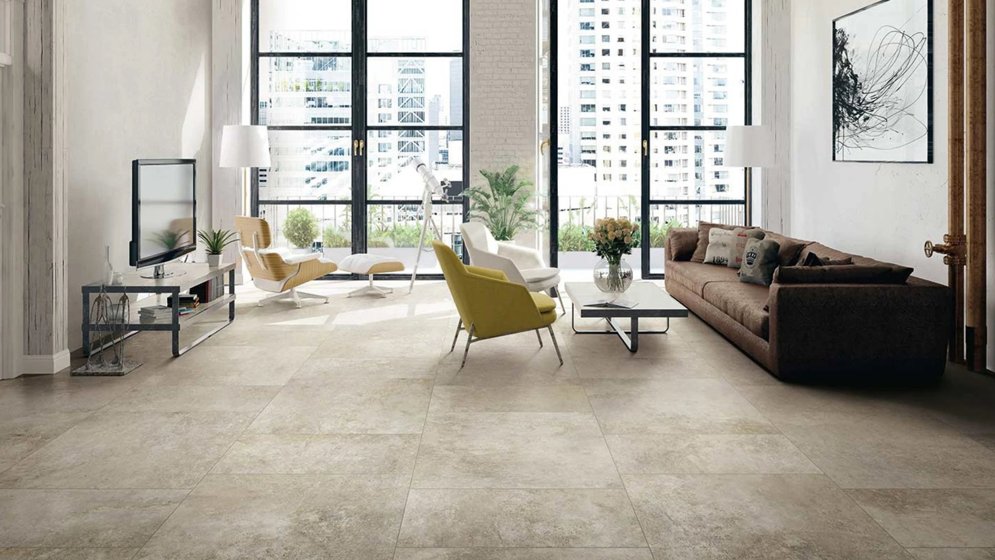 Florim Artifact 760622 Vloertegel 600X600 Sand 9Mm Mat Ret.R10 - Mozaiektegel.com