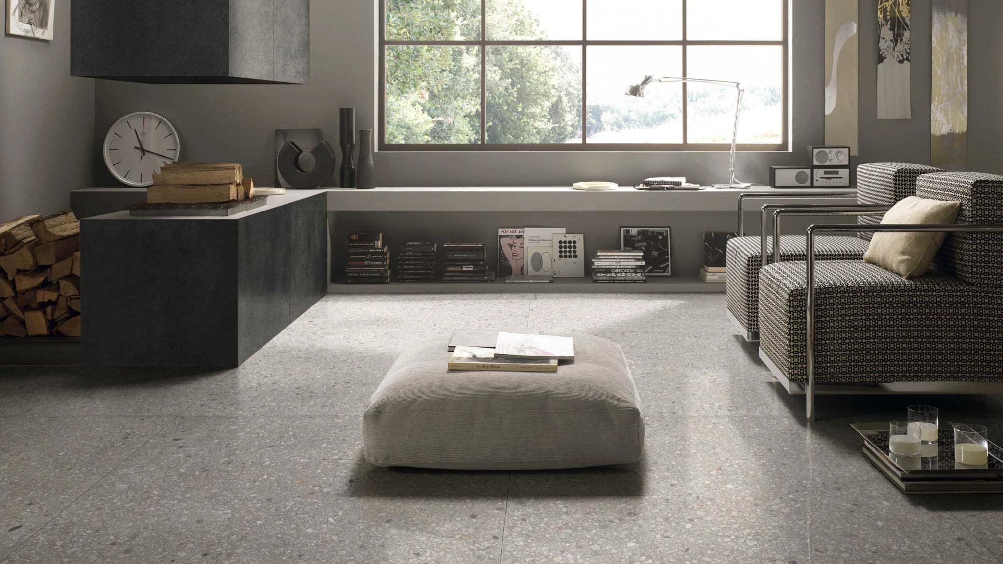 Florim Match Up 772245 Vloertegel 600X600 Grey Mix 9Mm Mat Ret.R10 - Mozaiektegel.com