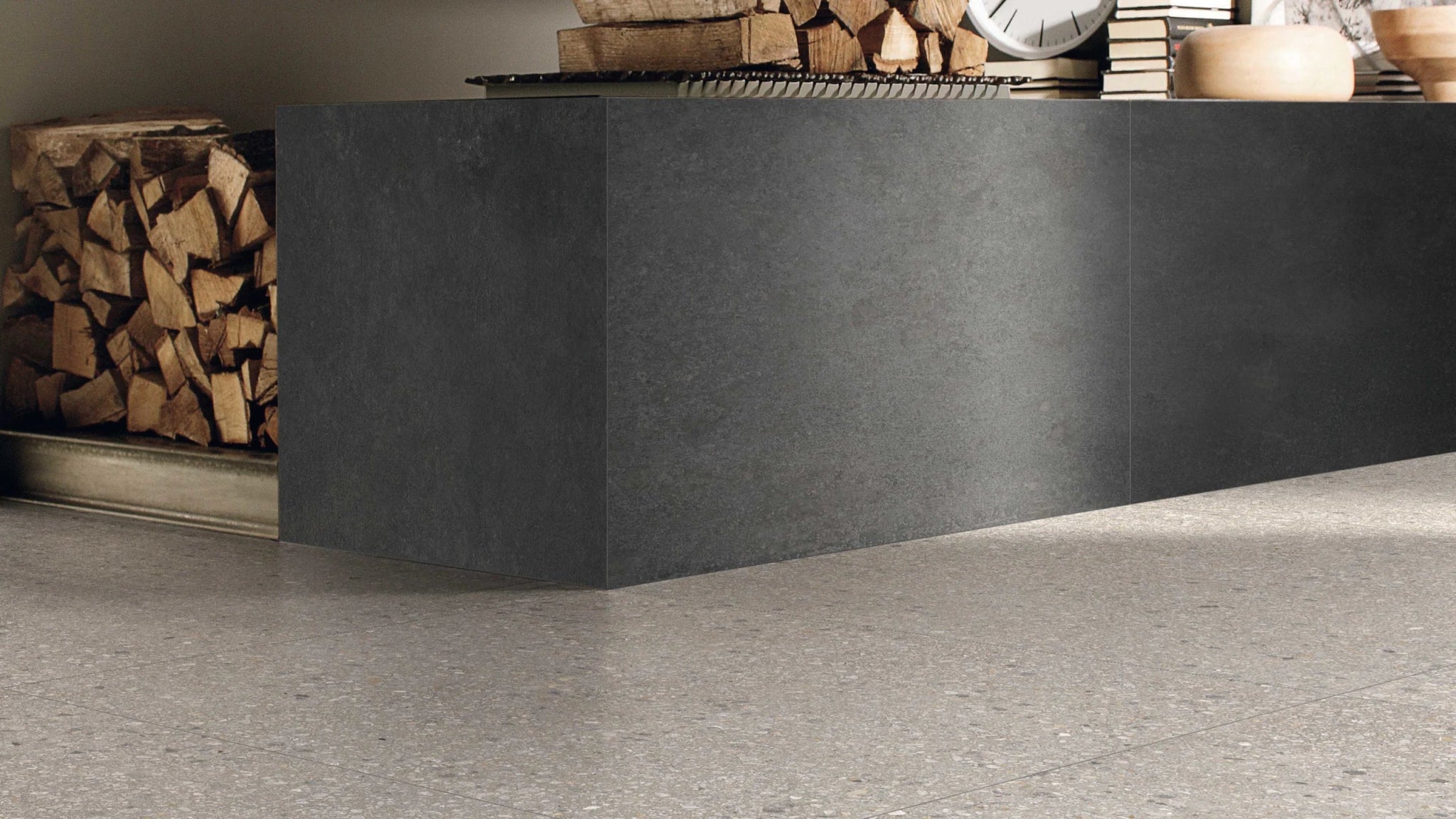 Florim Match Up 772329 Vloertegel 1200X1200 Grey Mix 6Mm Glans Ret. - Mozaiektegel.com