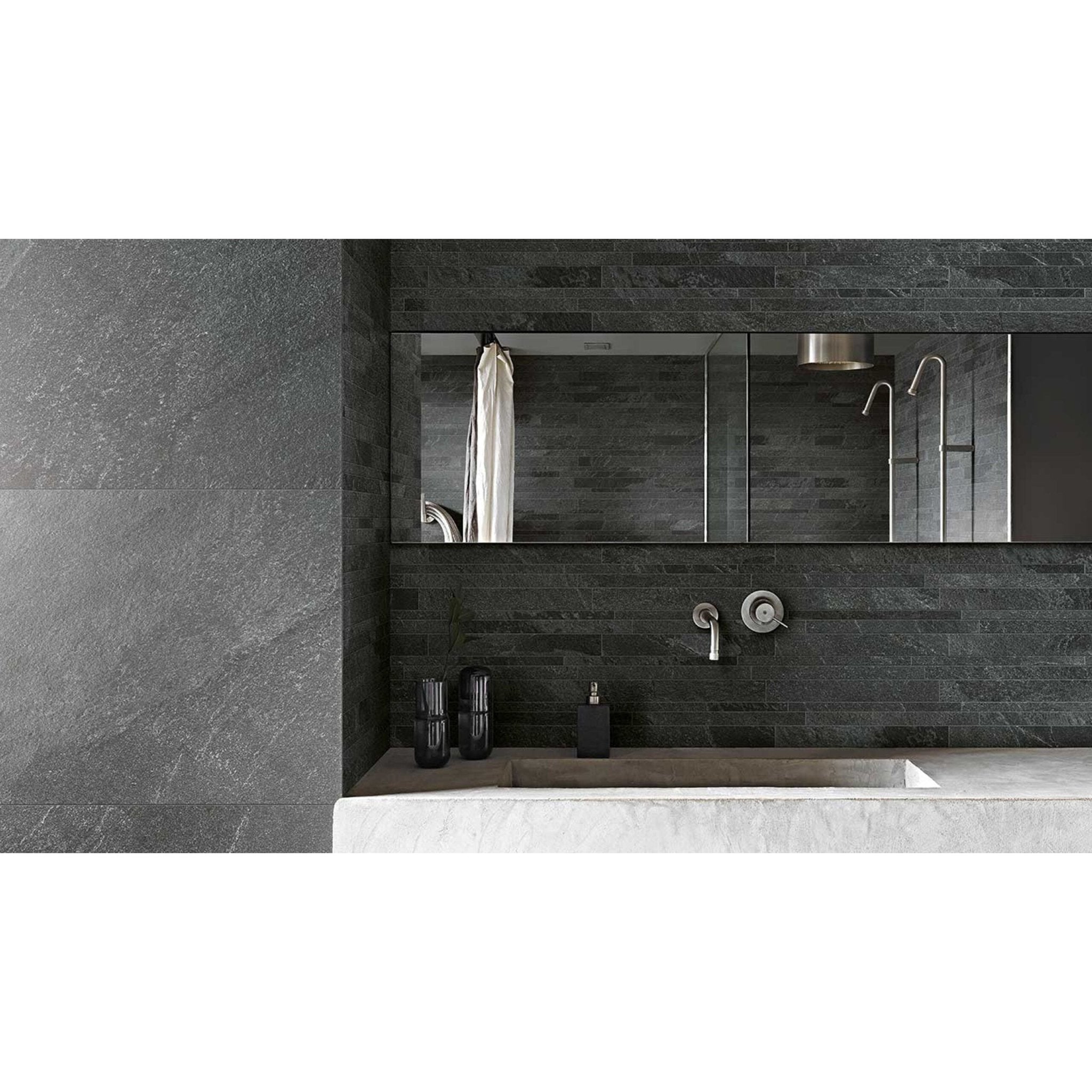 Florim Naturalstone 752022 Vloertegel 300X600 Coal 9Mm Grip Ret.R11 - Mozaiektegel.com