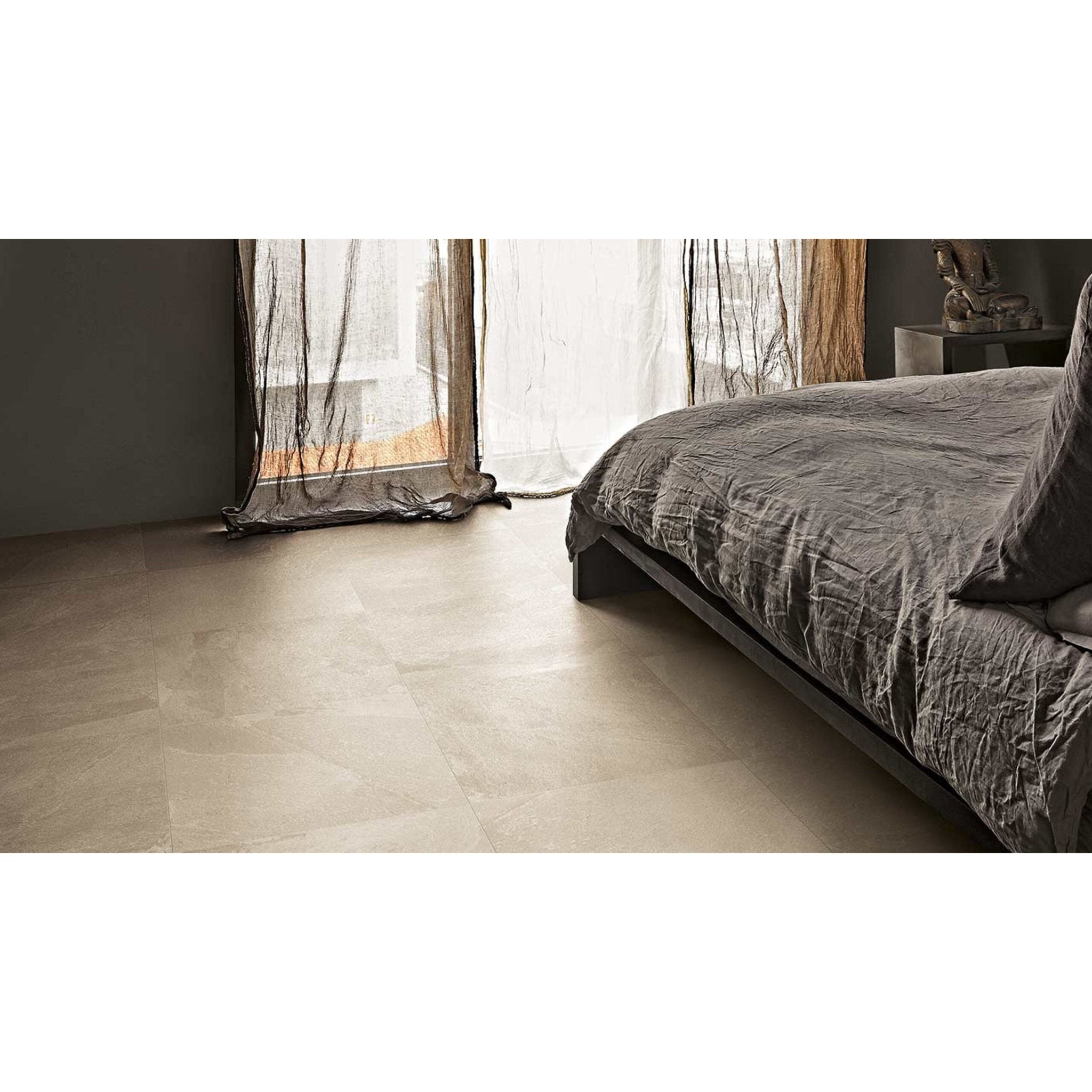 Florim Naturalstone 753000 Vloertegel 600X1200 Cream 9Mm Mat Ret.R10 - Mozaiektegel.com