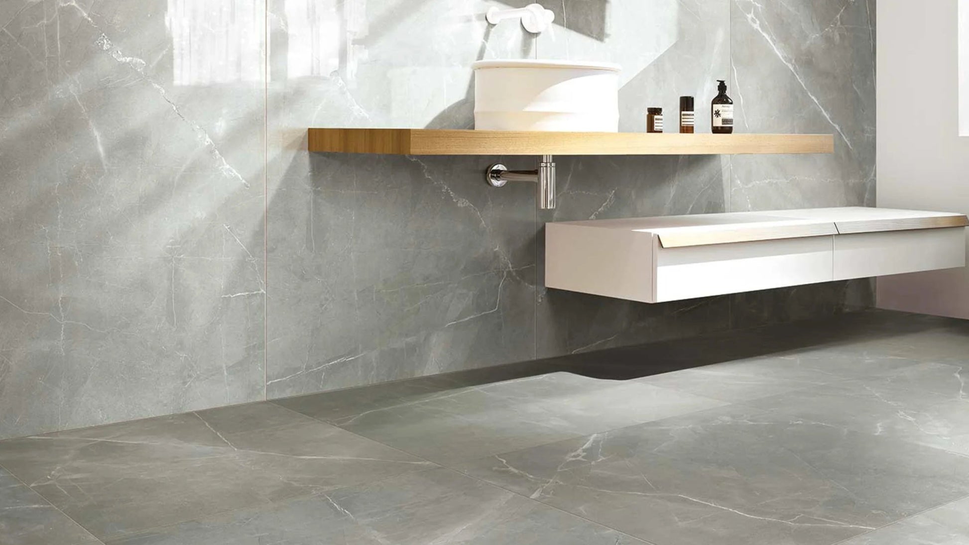 Florim Timeless 744872 Vloertegel 600X600 Grey 9Mm Glans Ret. - Mozaiektegel.com