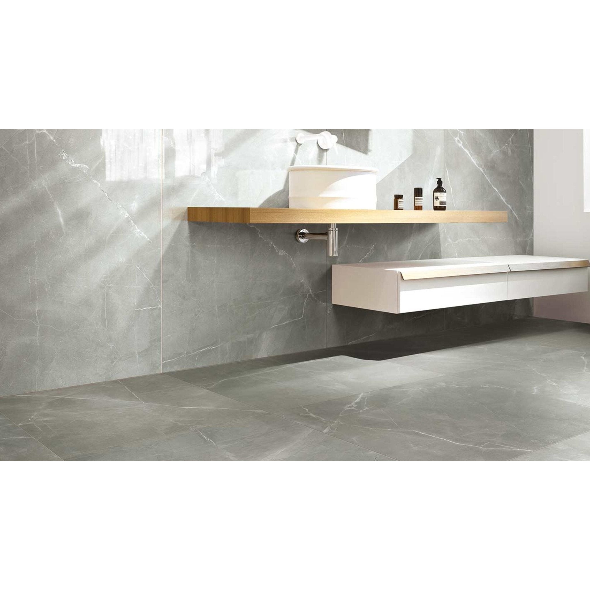 Florim Timeless 744878 Vloertegel 600X1200 Grey 9Mm Mat Ret.R9 - Mozaiektegel.com