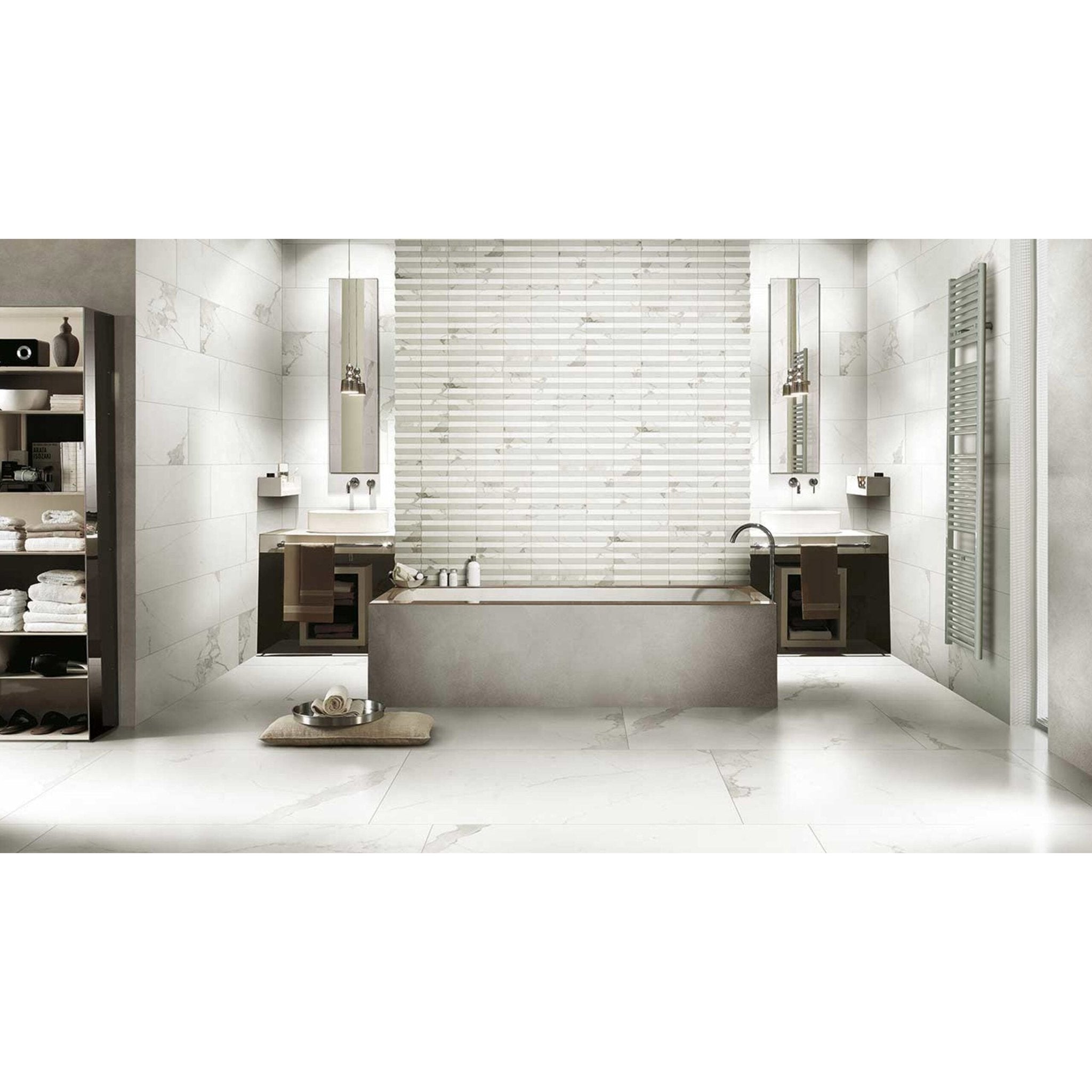 Florim Timeless 746376 Vloertegel 600X1200 Calacatta 9Mm Mat Ret.R9 - Mozaiektegel.com