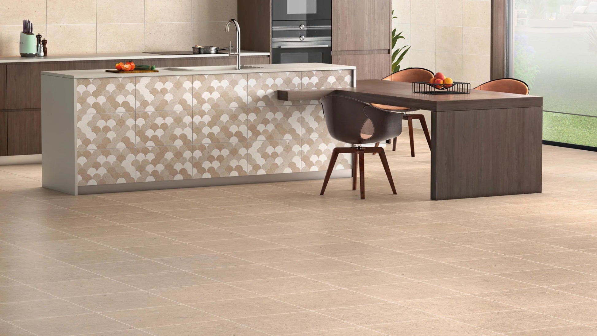 Grespor Antica M15705 Vloertegel 150X150 Taupe 8,3Mm Mat R10 - Mozaiektegel.com