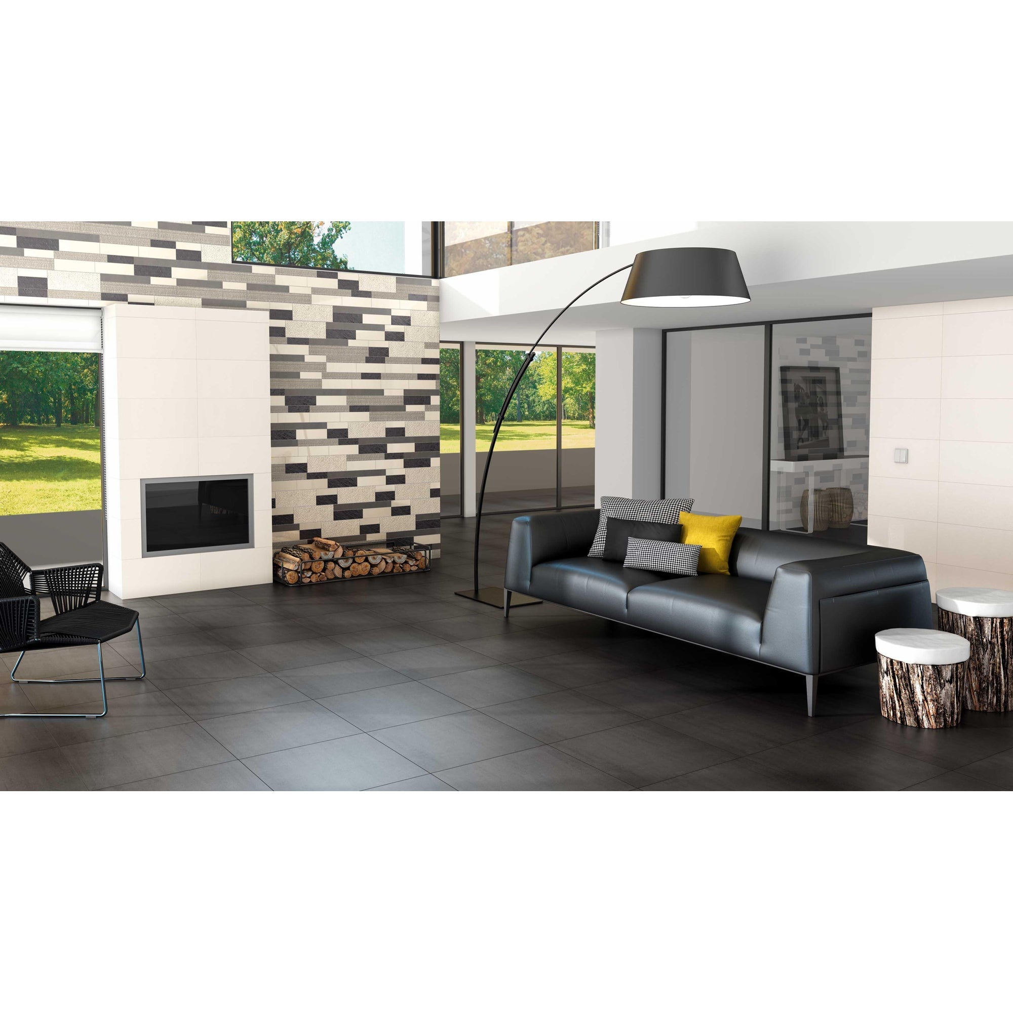 Grespor Minos C36147 Vloertegel 300X600 Night 9.5mm Mat Ret. - Mozaiektegel.com