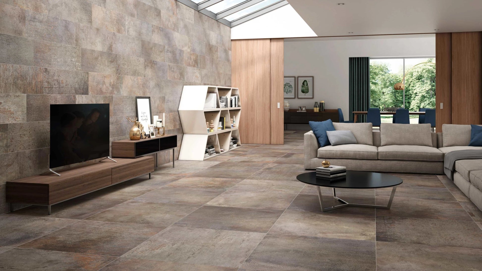 Grespor Oxyd M89106RT Vloertegel 897X897 Rust 10.5mm Mat Ret. - Mozaiektegel.com