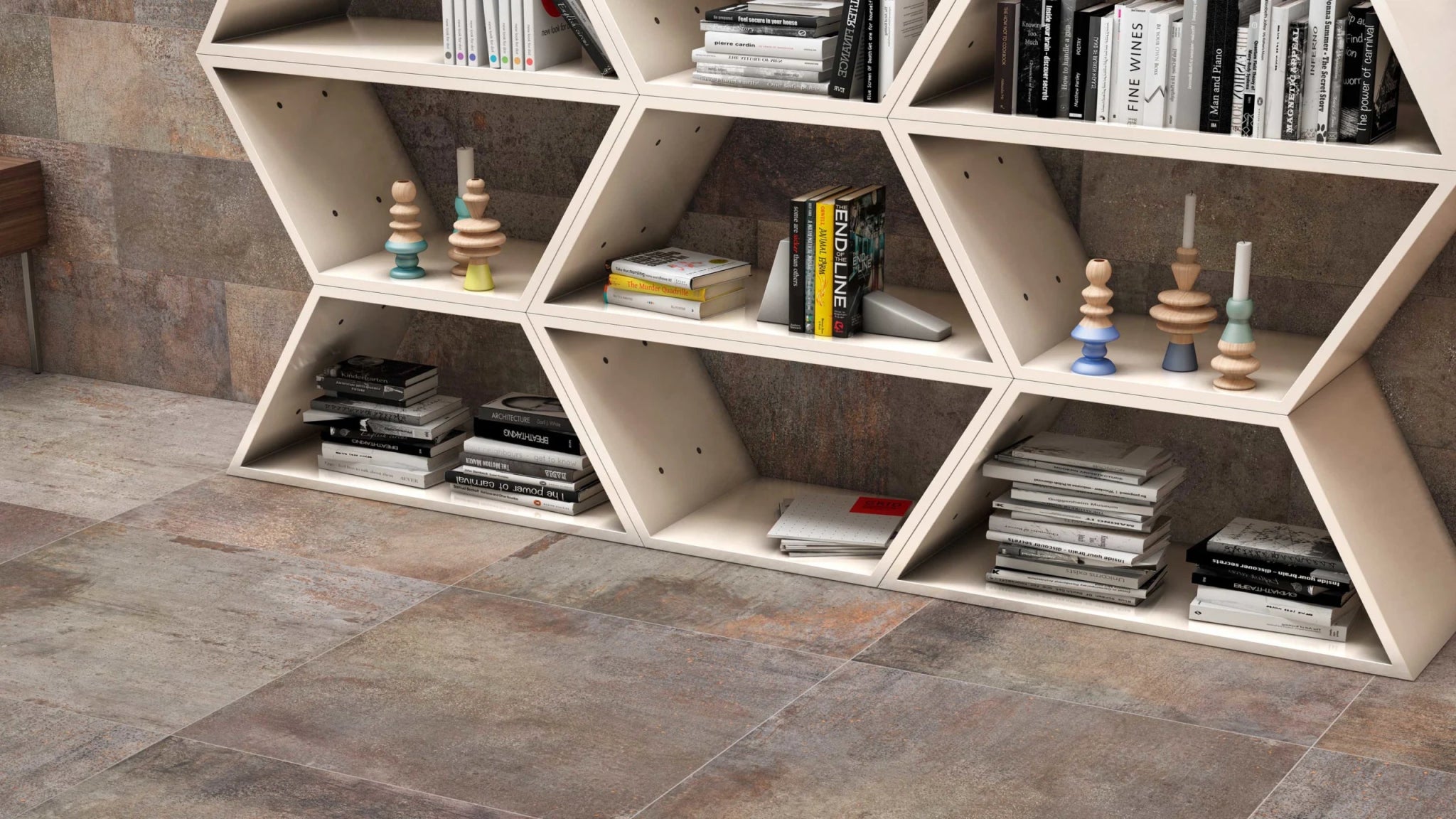 Grespor Oxyd M89106RT Vloertegel 897X897 Rust 10.5mm Mat Ret. - Mozaiektegel.com