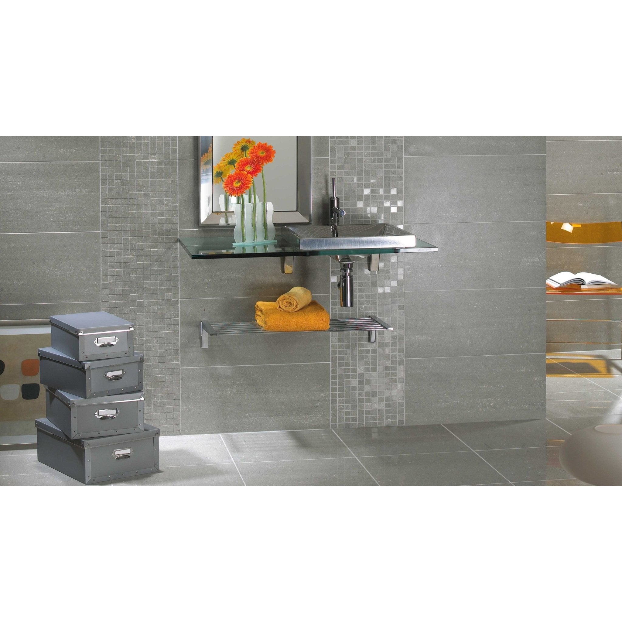 Grespor Zeus C36105 Vloertegel 300X600 Cinza 9.5mm Mat Ret. - Mozaiektegel.com