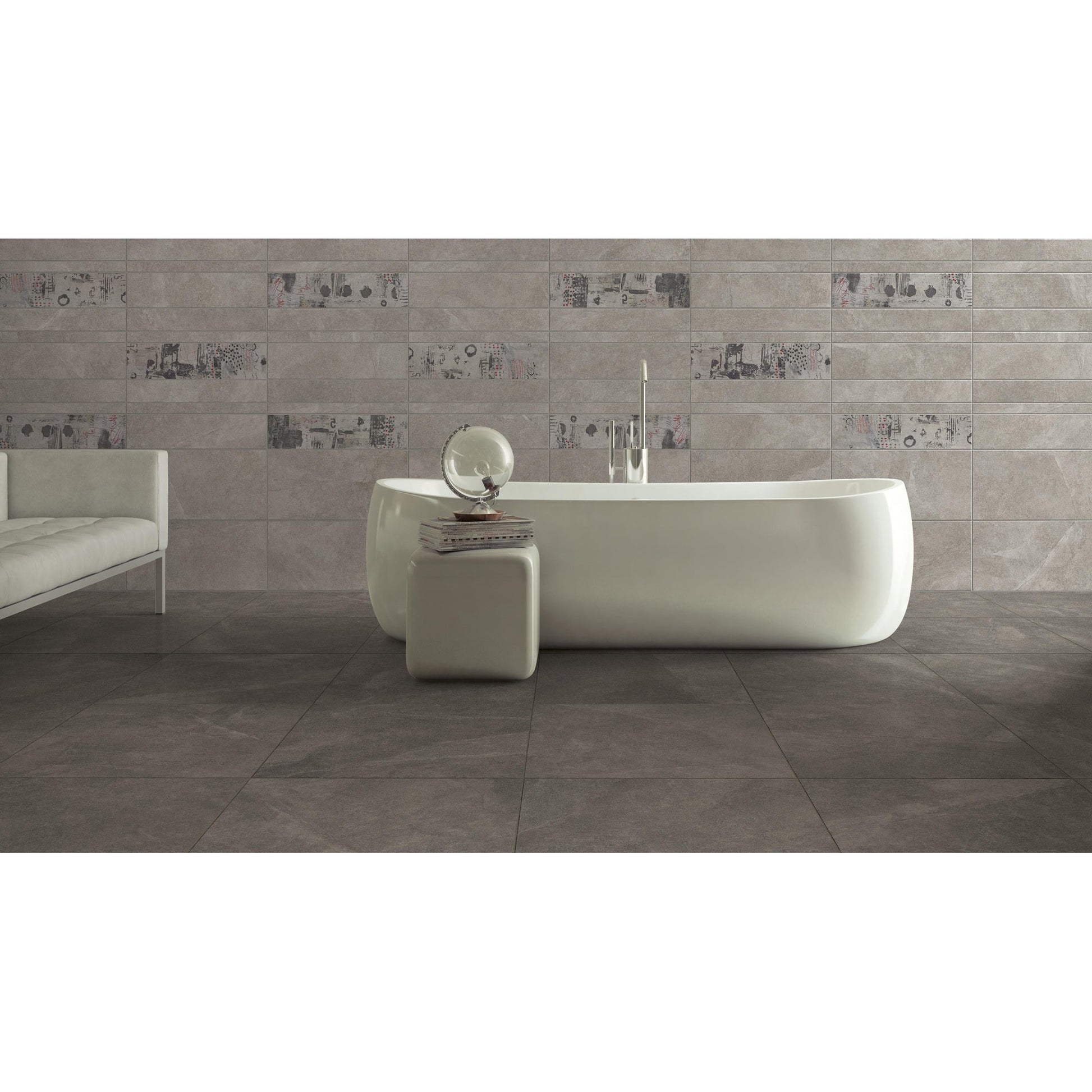 JOS. Disi Vloertegel 150X150 Grey 10mm Mat Ret.R10 - Mozaiektegel.com