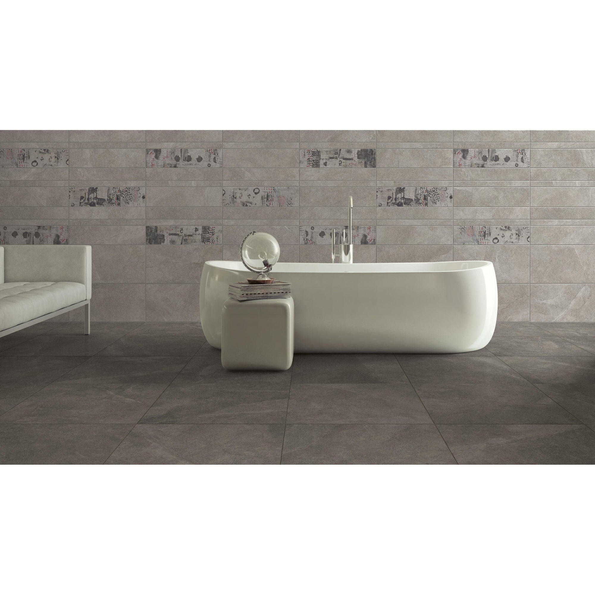 JOS. Disi Vloertegel 150X150 Grey 10mm Mat Ret.R10 - Mozaiektegel.com