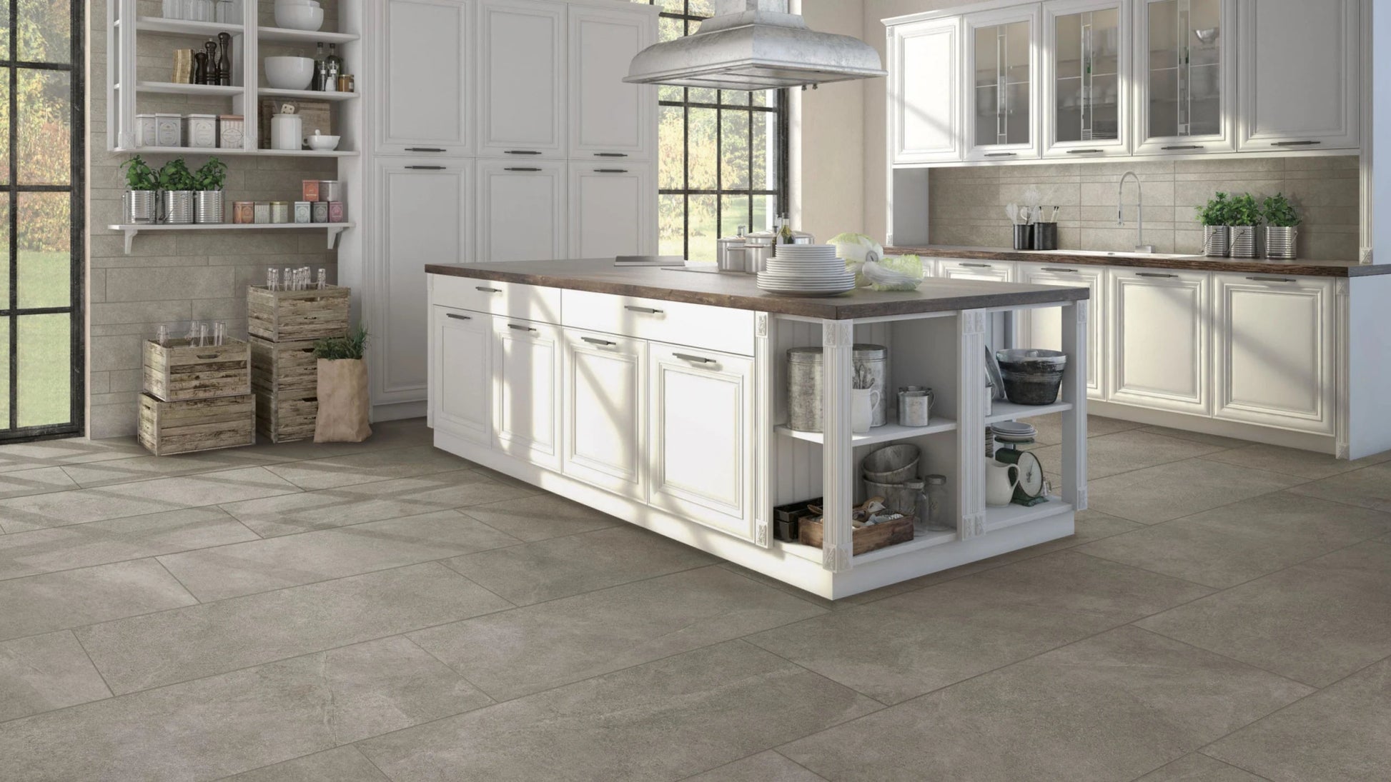 JOS. Disi Vloertegel 300X300 Grey 10mm Mat Ret.R10 - Mozaiektegel.com