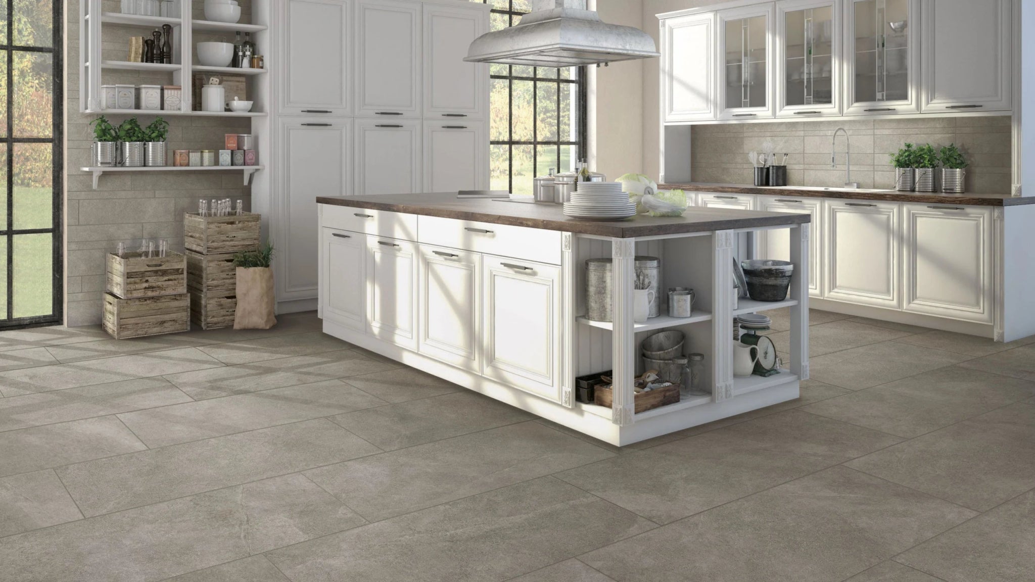 JOS. Disi Vloertegel 300X300 Grey 10mm Mat Ret.R10 - Mozaiektegel.com