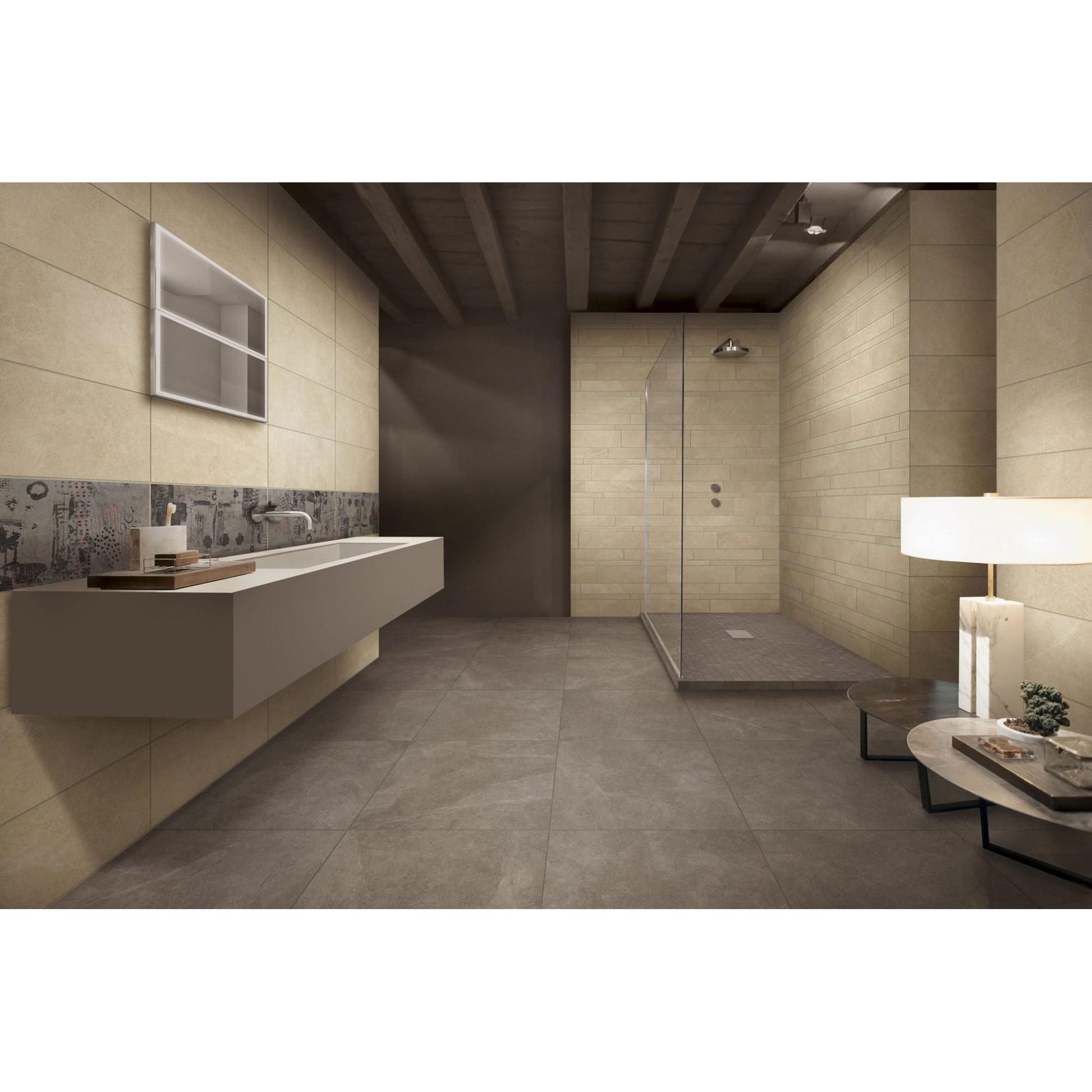 JOS. Disi Vloertegel 450X900 Beige 10mm Mat Ret.R10 - Mozaiektegel.com