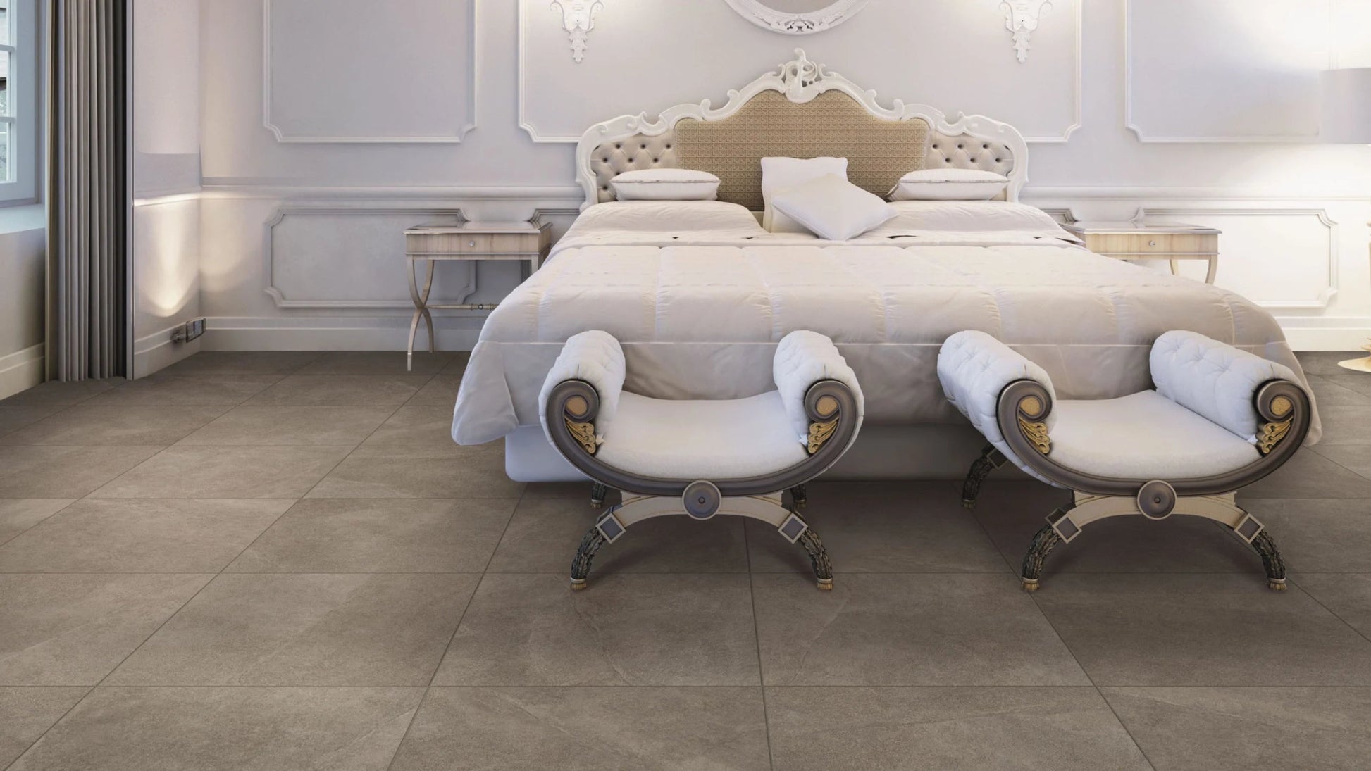 JOS. Disi Vloertegel 450X900 Clay 10mm Mat Ret.R10 - Mozaiektegel.com