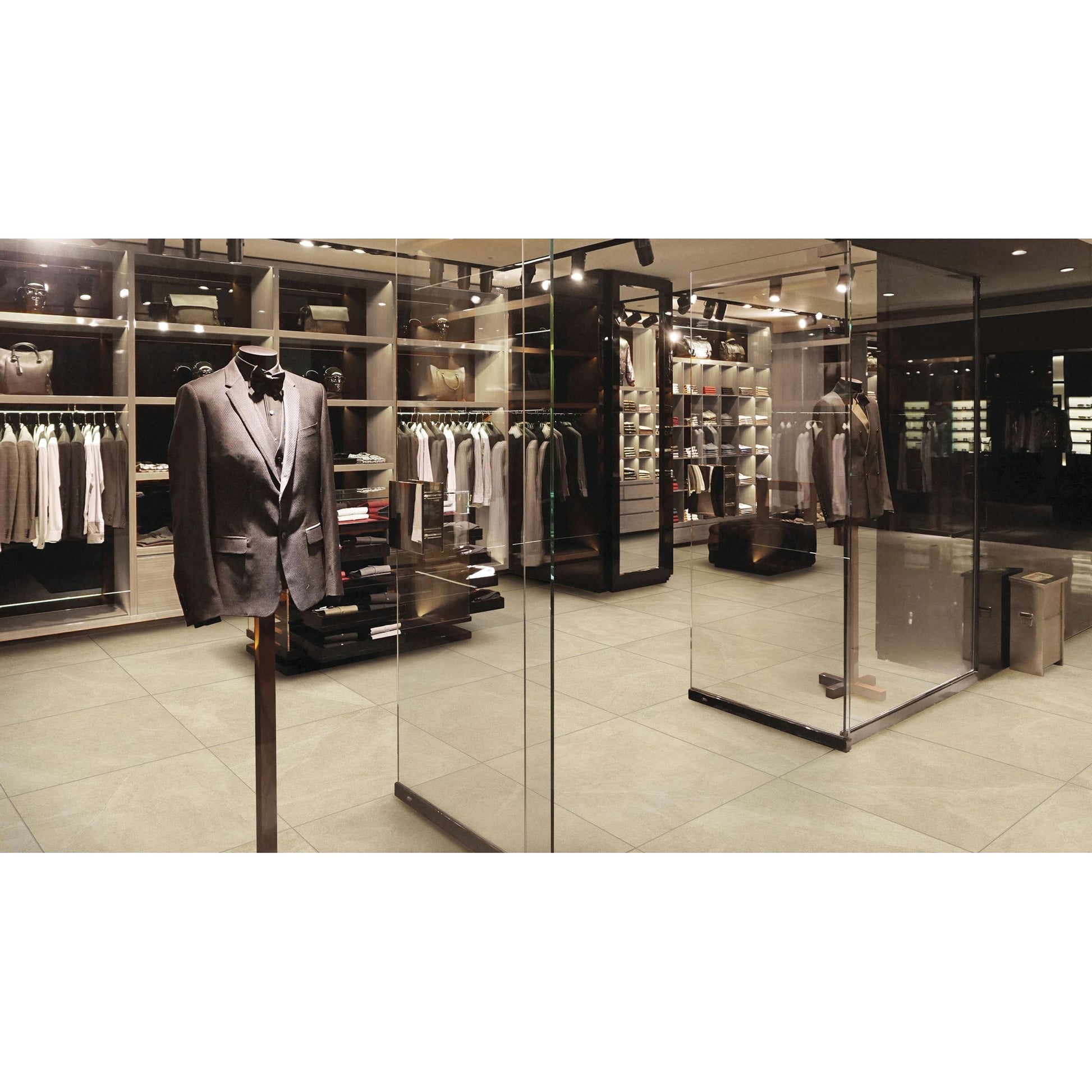 JOS. Disi VLtegel Strook Mix Beige 10mm Mat Ret.R10 - Mozaiektegel.com