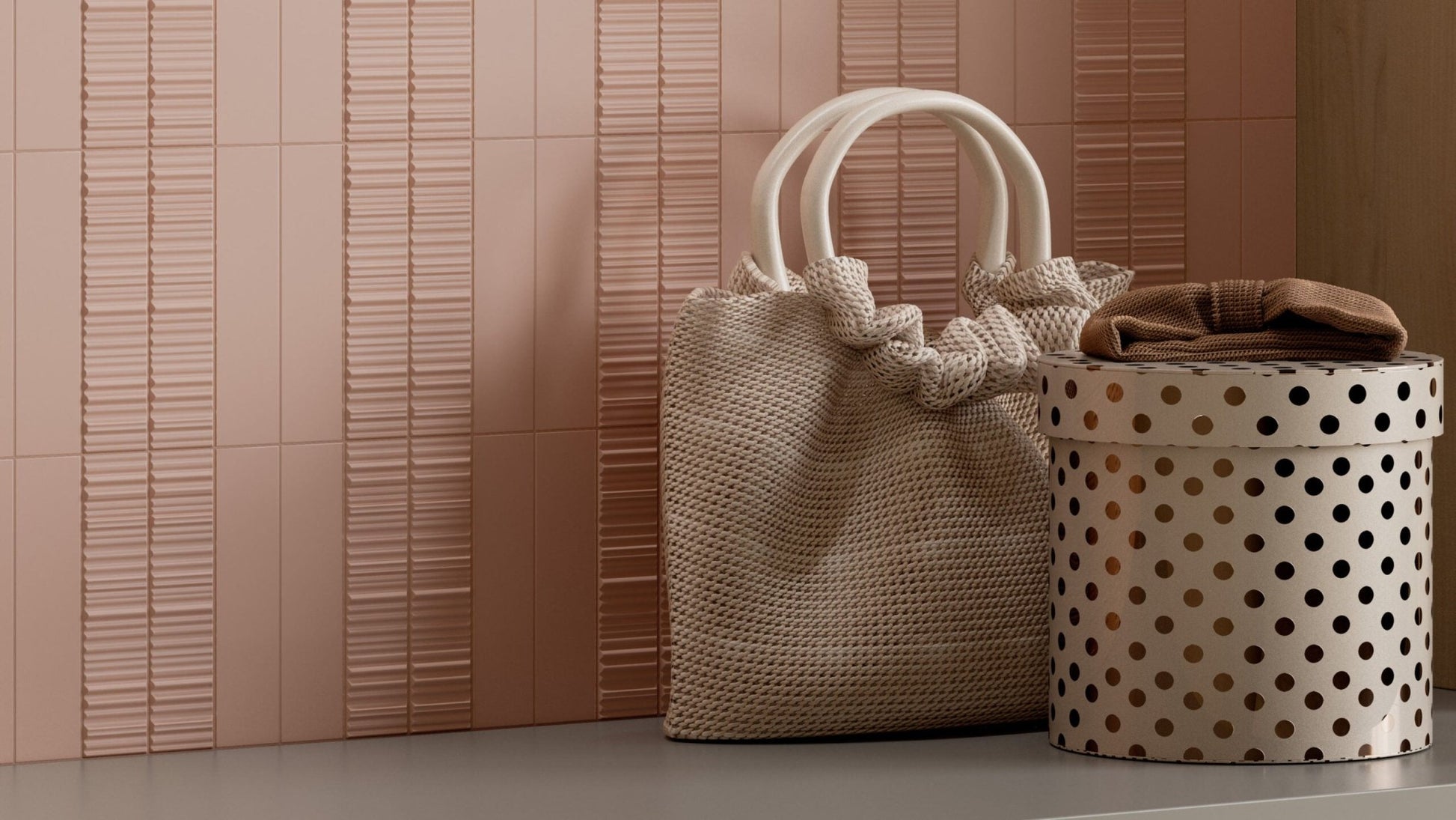 JOS. Dust Wandtegel 050X200 Blush 8mm Mat - Mozaiektegel.com