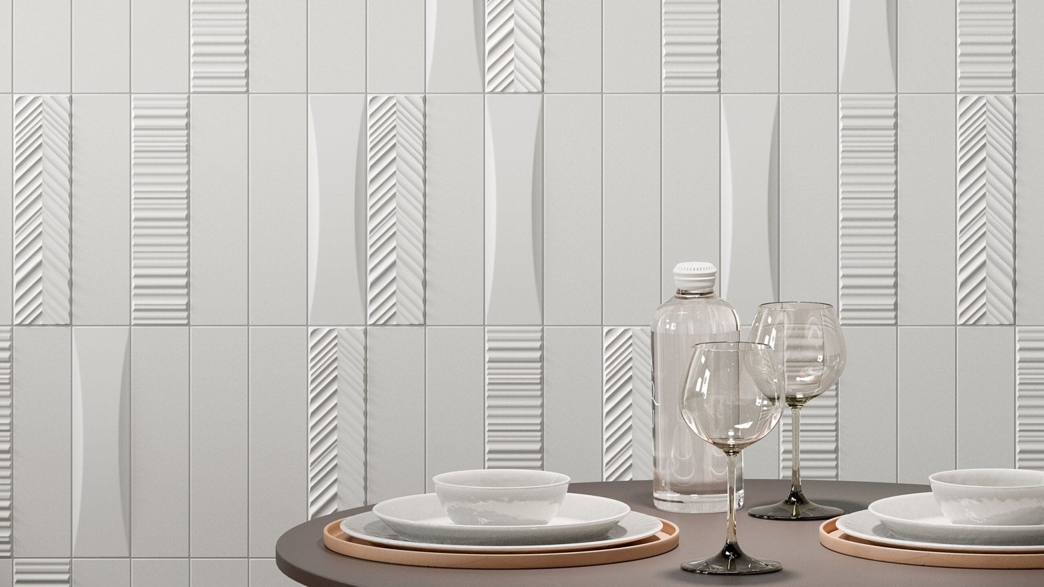 JOS. Dust Wandtegel 050X200 Ice 8mm Mat - Mozaiektegel.com