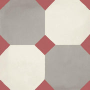 JOS. Hidro VLtegel Decor 197X197 8 Sided Berry 8.3mm Mat - Mozaiektegel.com