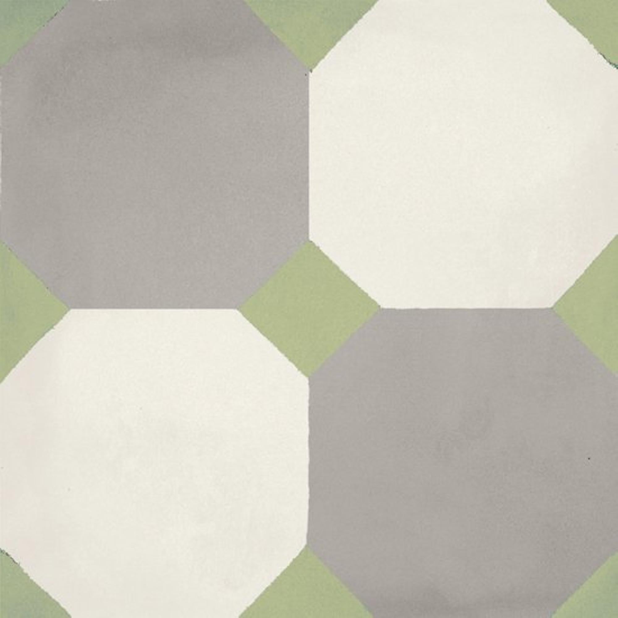 JOS. Hidro VLtegel Decor 197X197 8 Sided Green 8.3mm Mat - Mozaiektegel.com