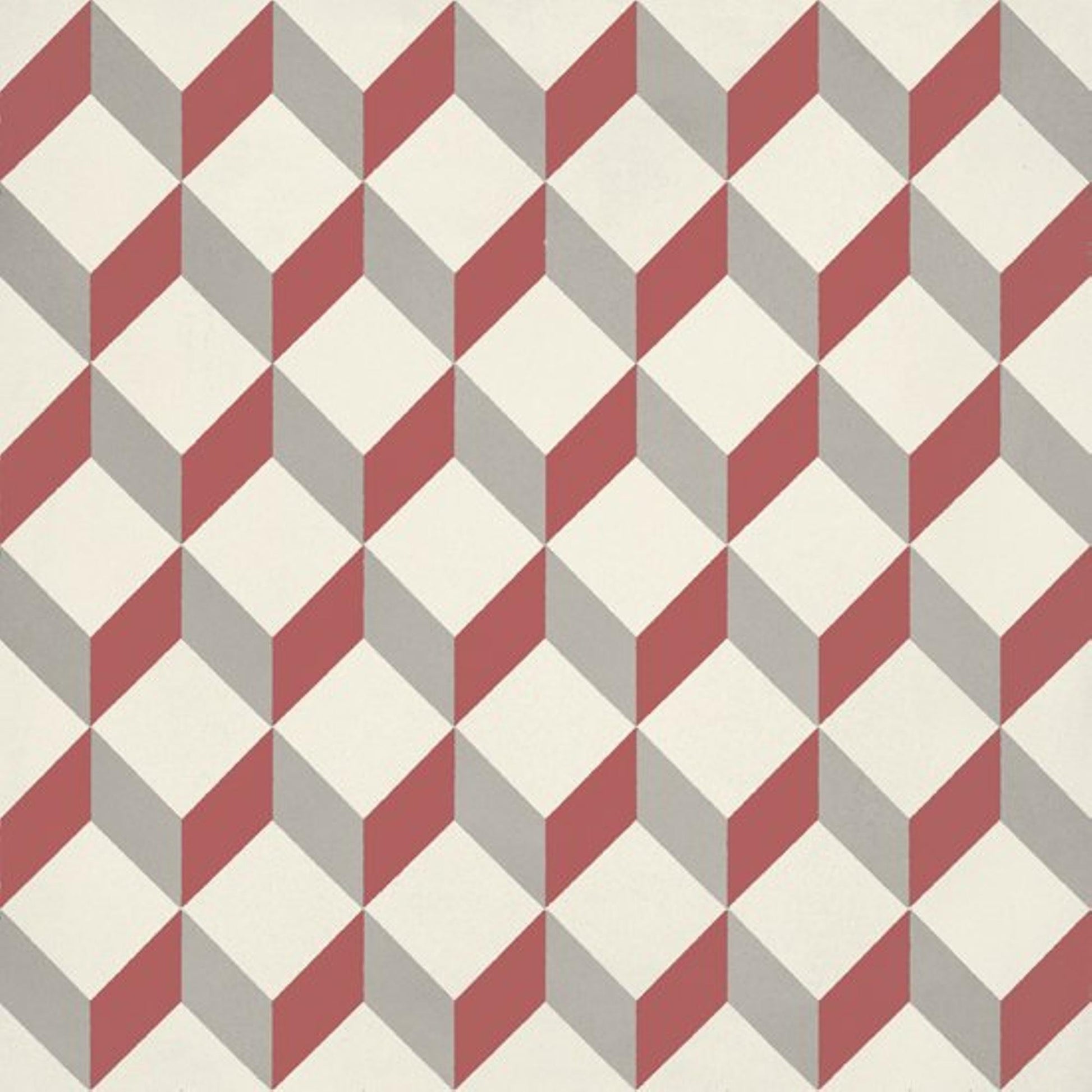 JOS. Hidro VLtegel Decor 197X197 Upsidedown Berry 8.3mm Mat - Mozaiektegel.com