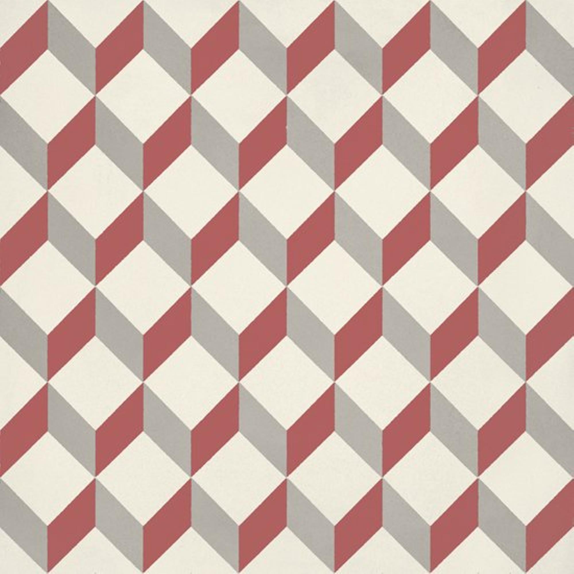 JOS. Hidro VLtegel Decor 197X197 Upsidedown Berry 8.3mm Mat - Mozaiektegel.com