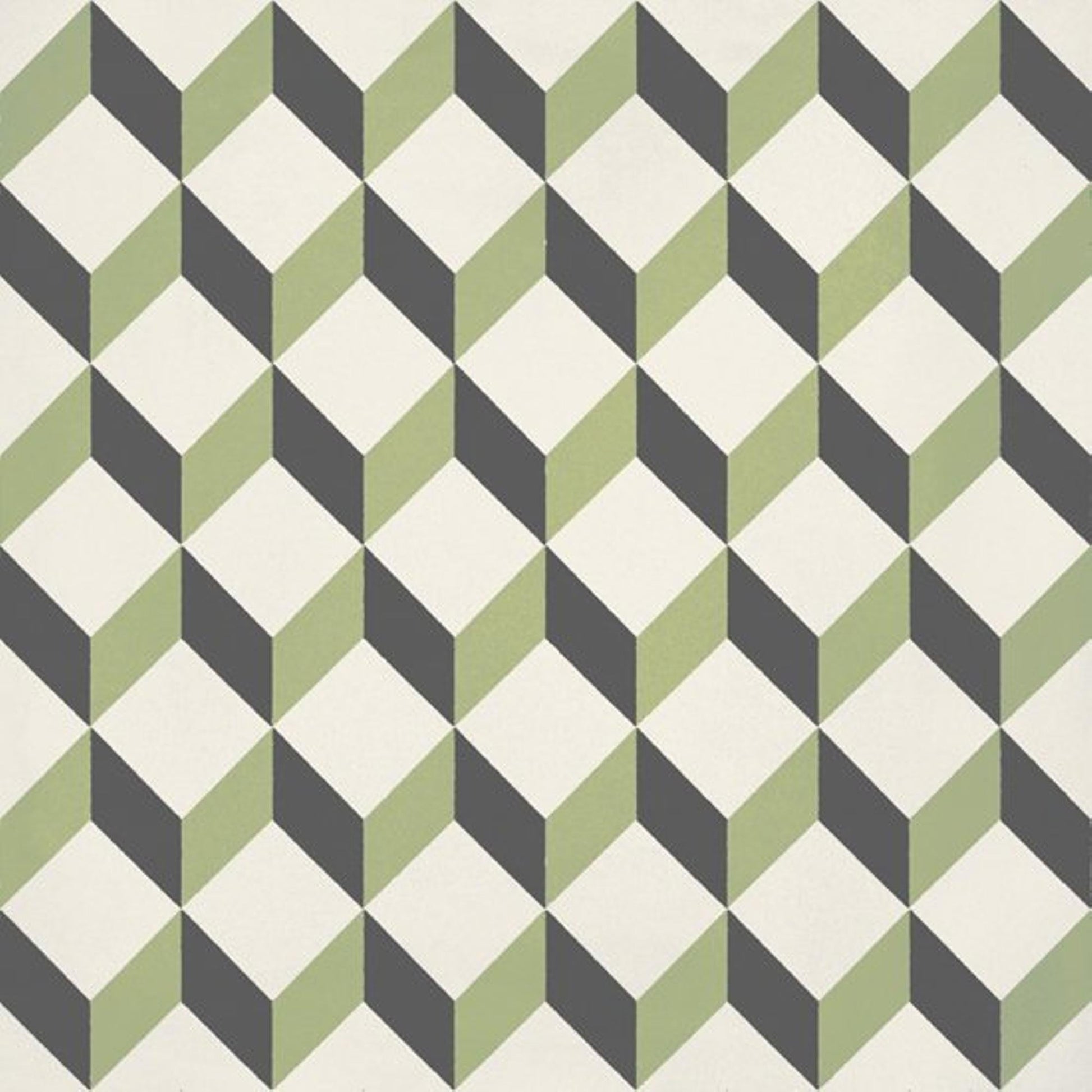 JOS. Hidro VLtegel Decor 197X197 Upsidedown Lime 8.3mm Mat - Mozaiektegel.com
