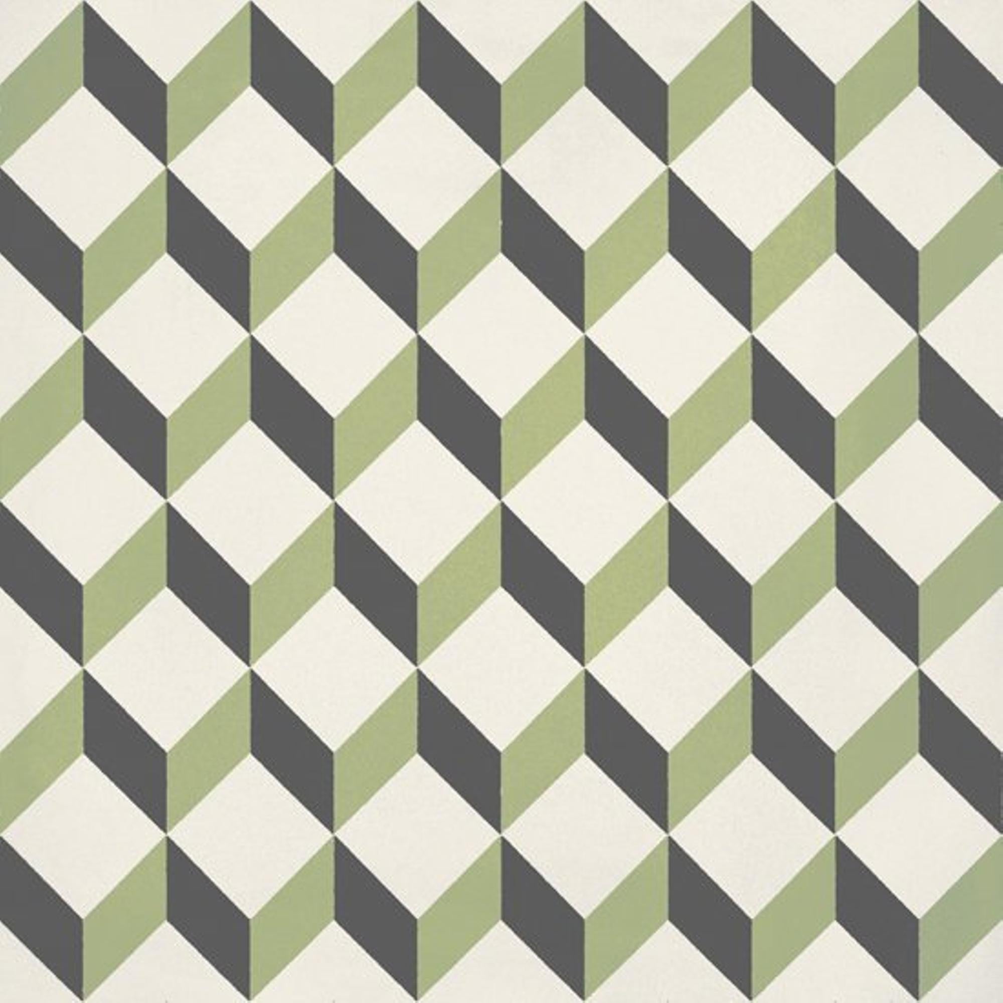 JOS. Hidro VLtegel Decor 197X197 Upsidedown Lime 8.3mm Mat - Mozaiektegel.com