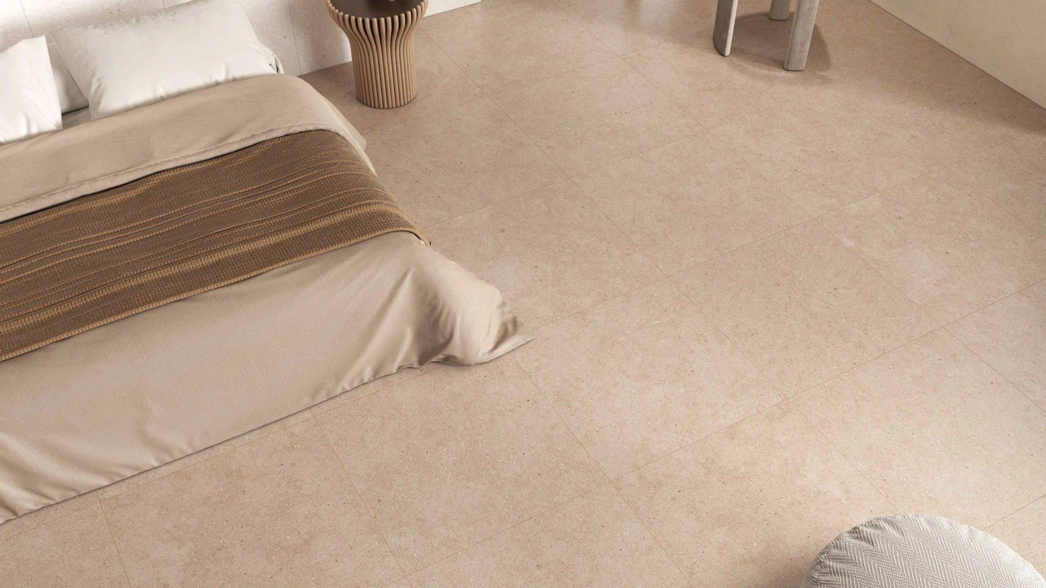JOS. Horizon Terra Beige Vloertegel 600X600 Beige 8,2mm Mat Ret.R10 - Mozaiektegel.com